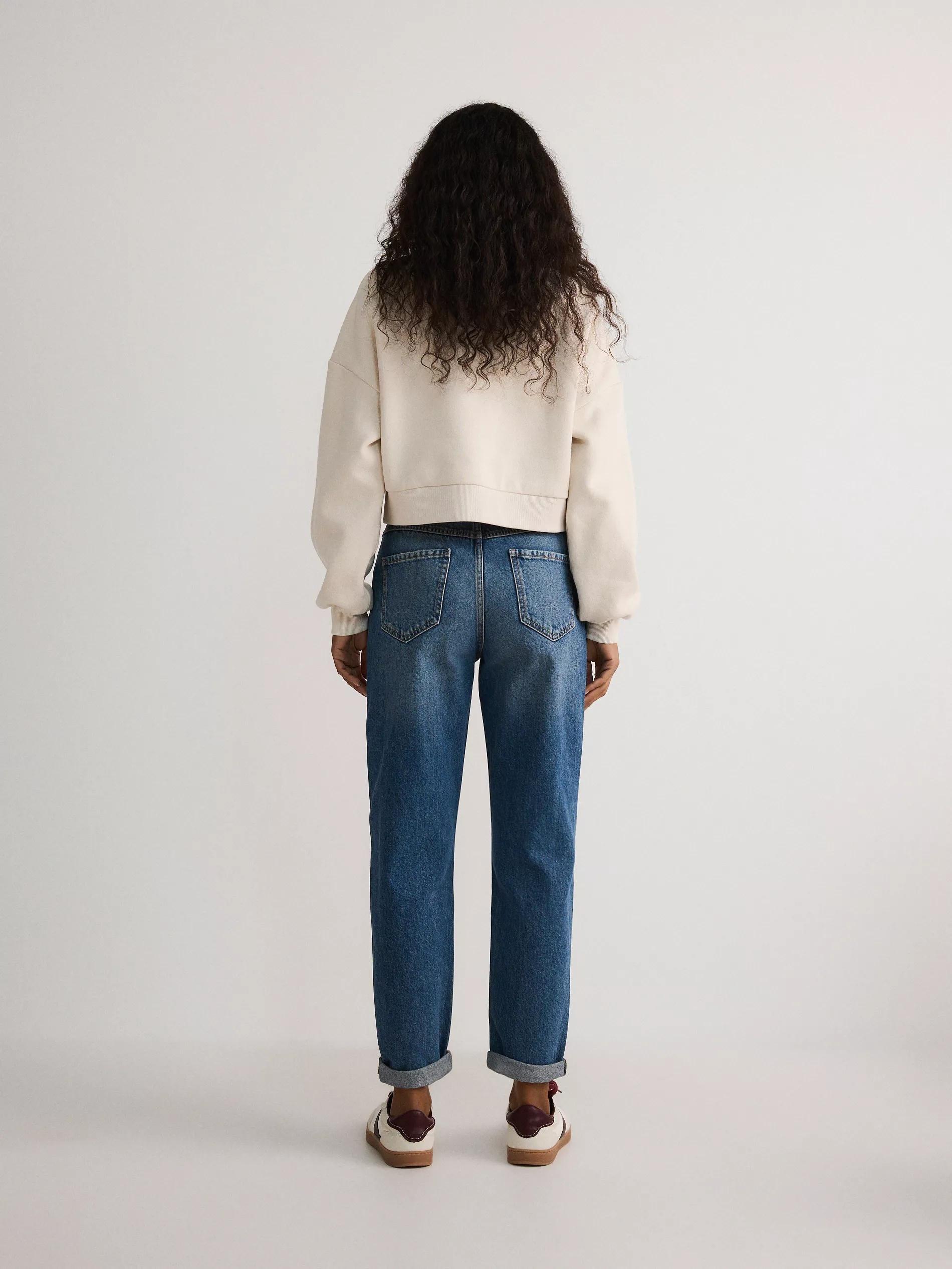 Navy Boyfriend Jeans, , large image number 2