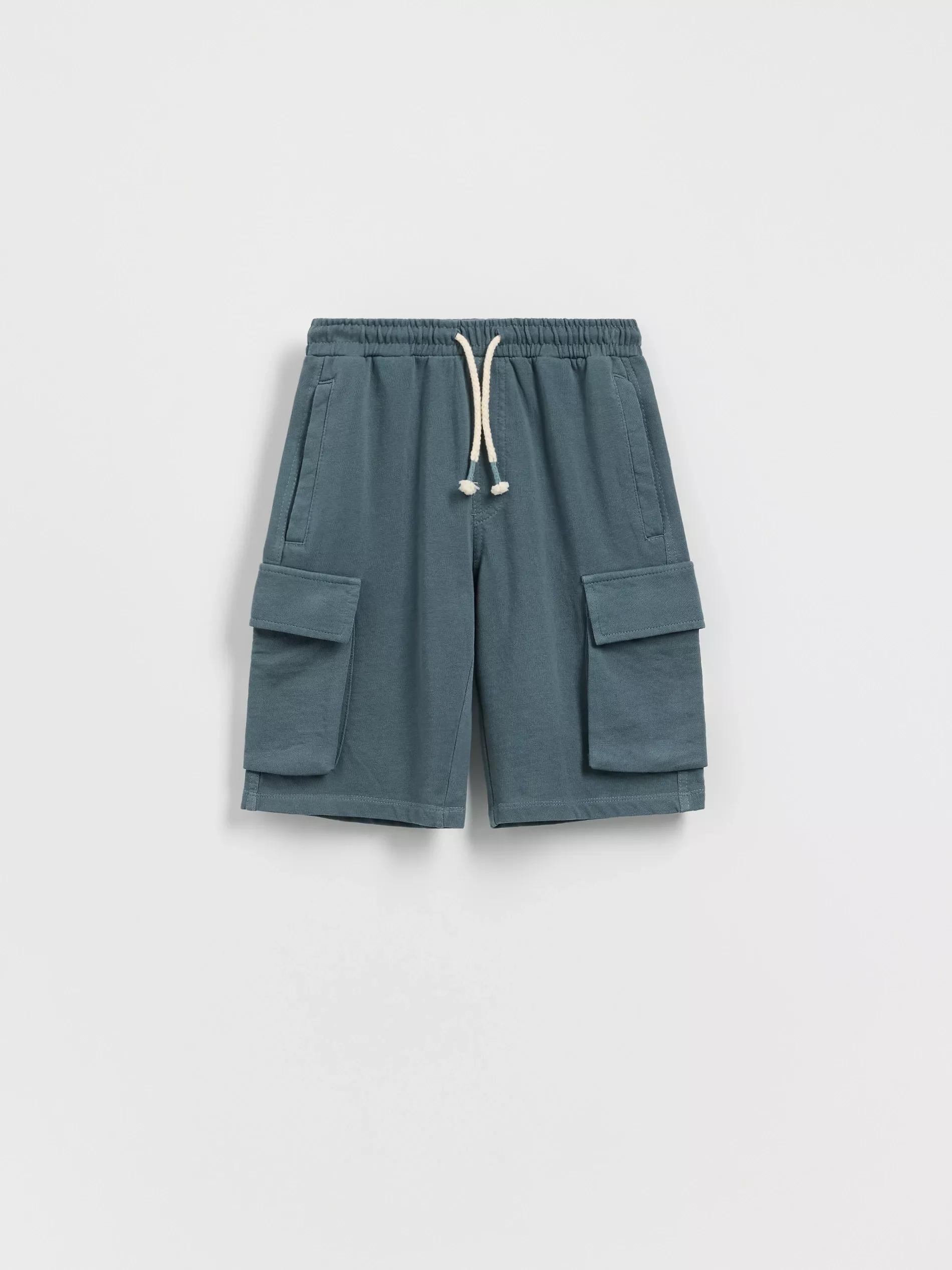 Green Cargo Shorts, , medium