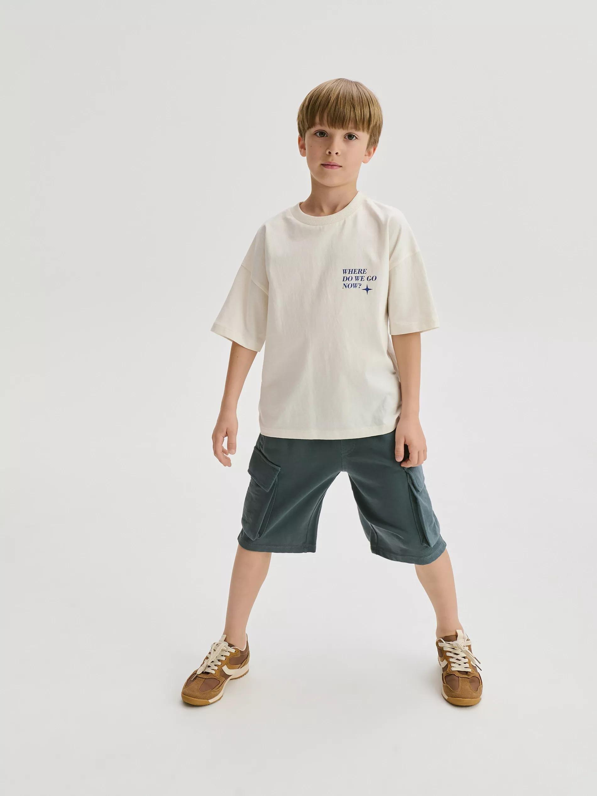 Green Cargo Shorts, , large image number 2