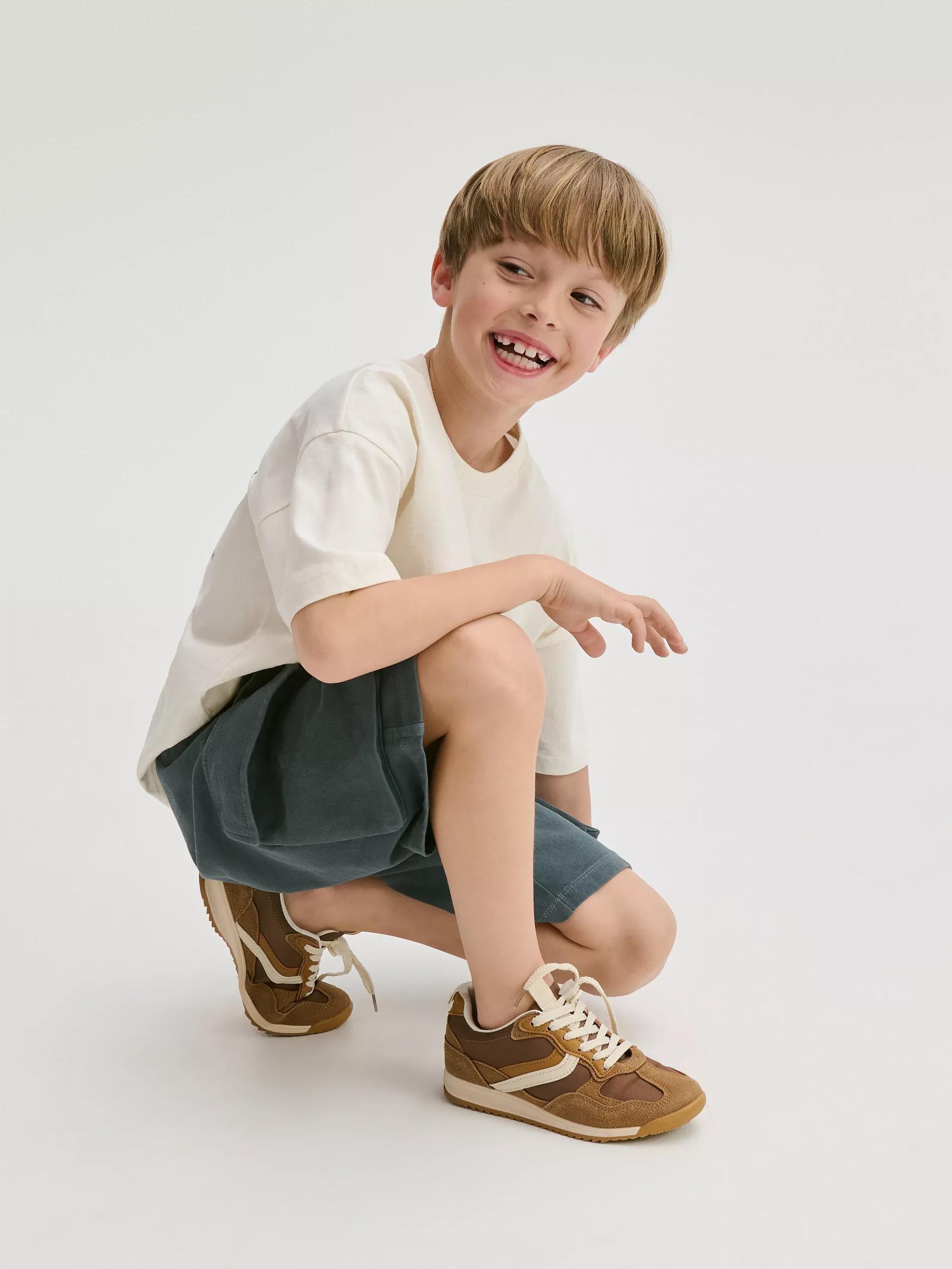 Green Cargo Shorts, , large image number 4
