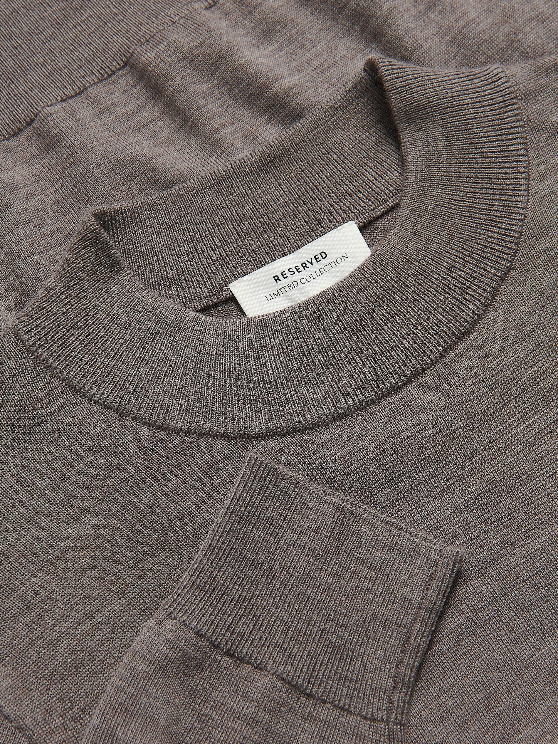 Brown Merino Wool Jumper, 7401_84M, large image number 5