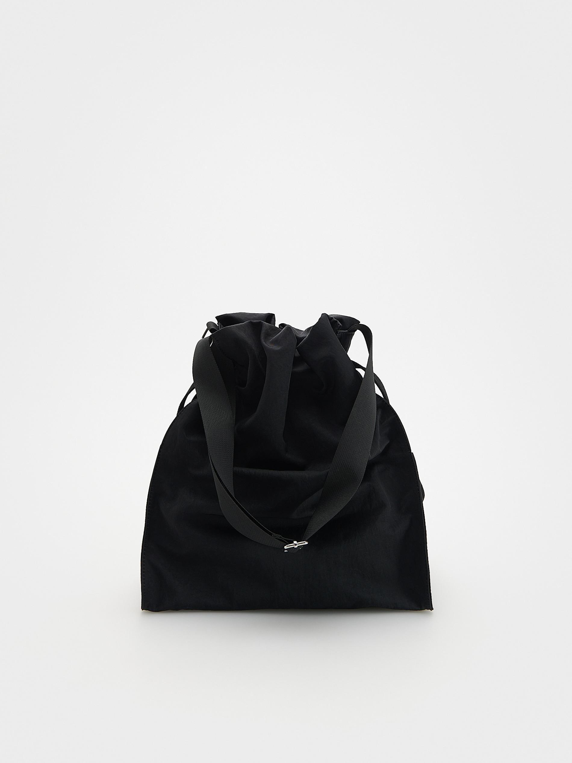 Black Backpack With Buckles, Black, large image number 2