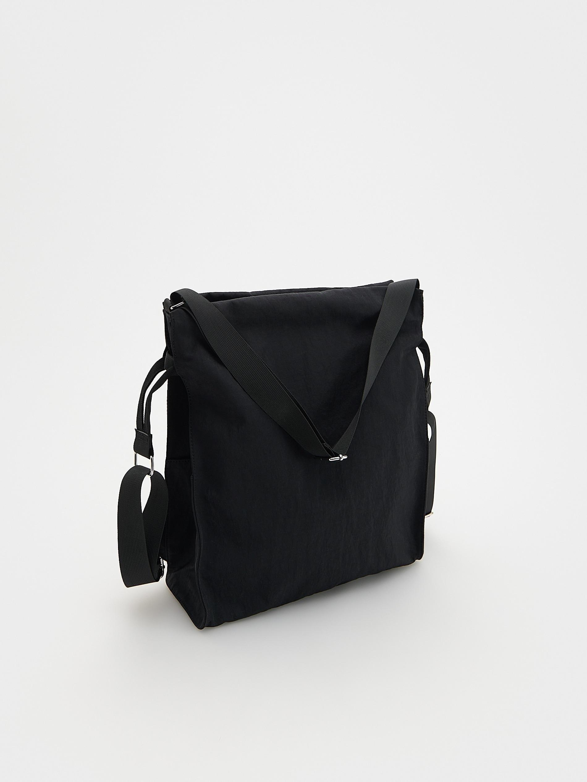 Black Backpack With Buckles, Black, large image number 4