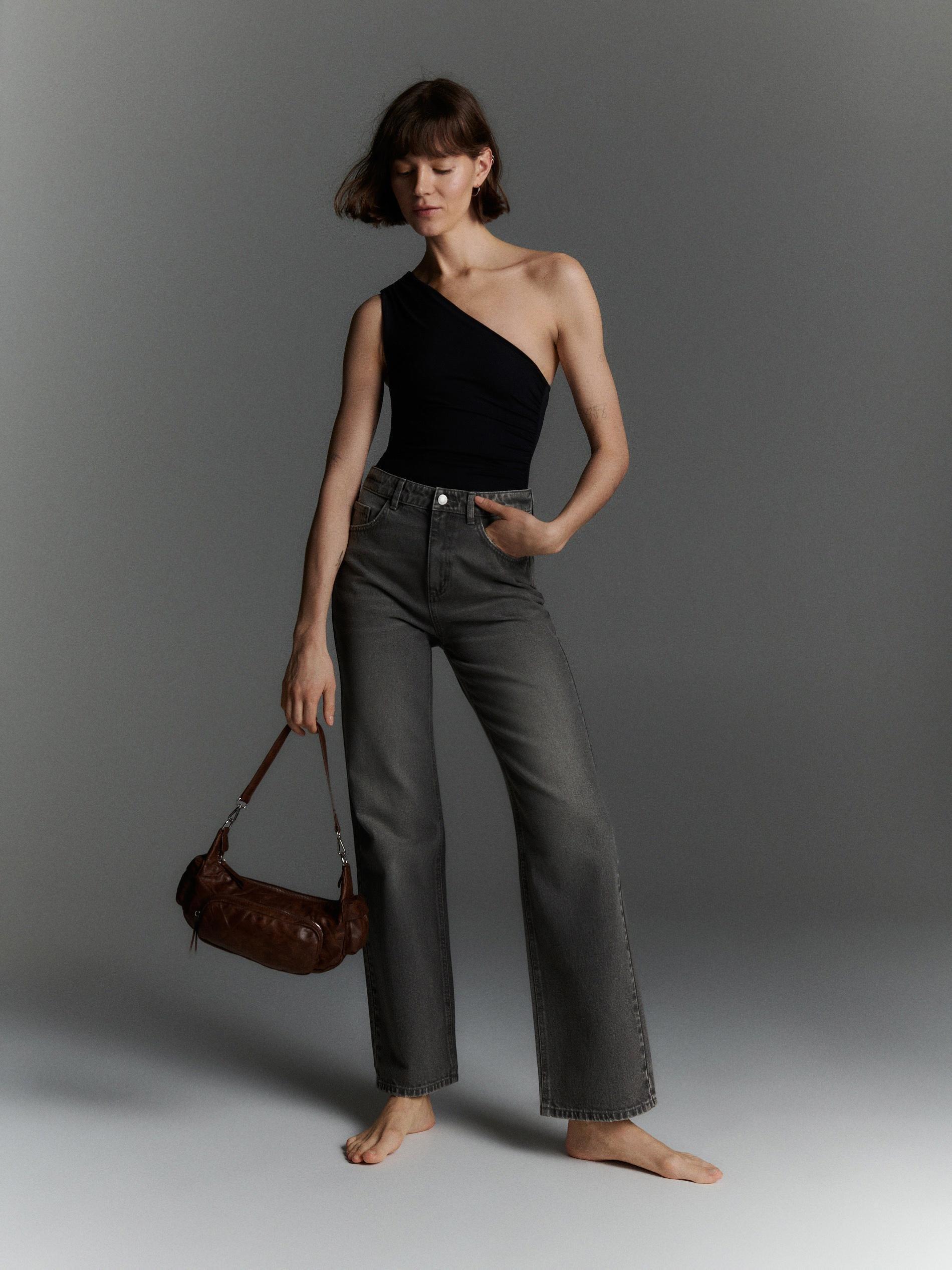 Brown Shoulder Bag, Ivory, large image number 2