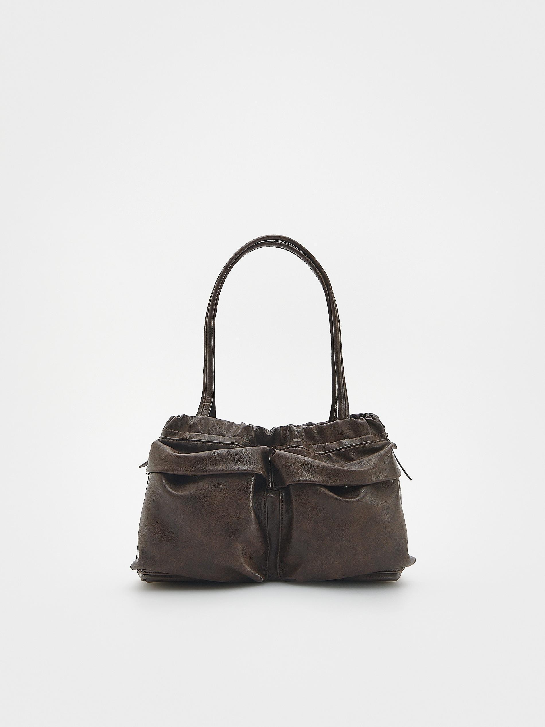 Reserved - Brown Bag With Pockets