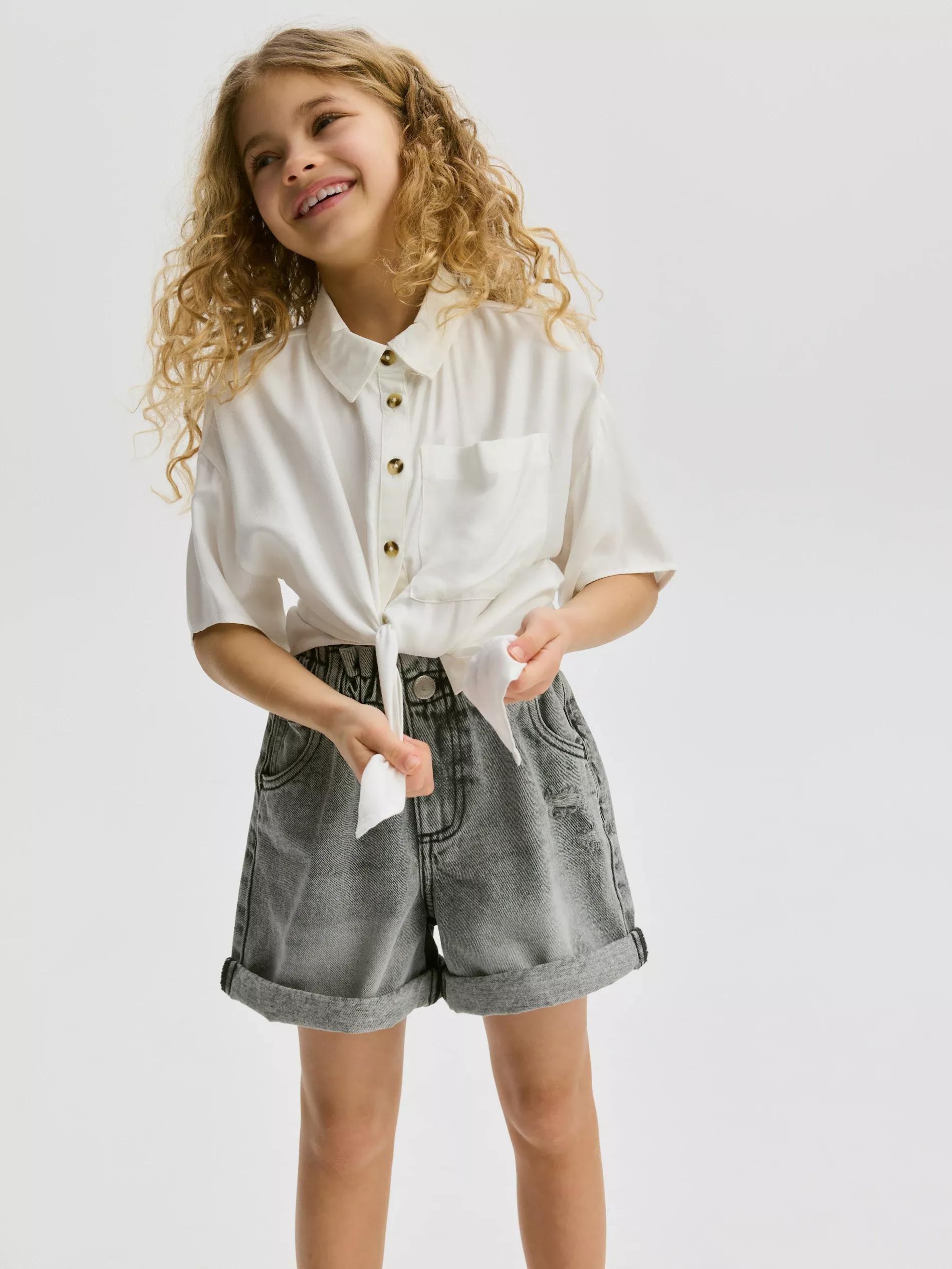 Cream Off-The-Shoulder Knit Blouse, Ivory, large image number 4