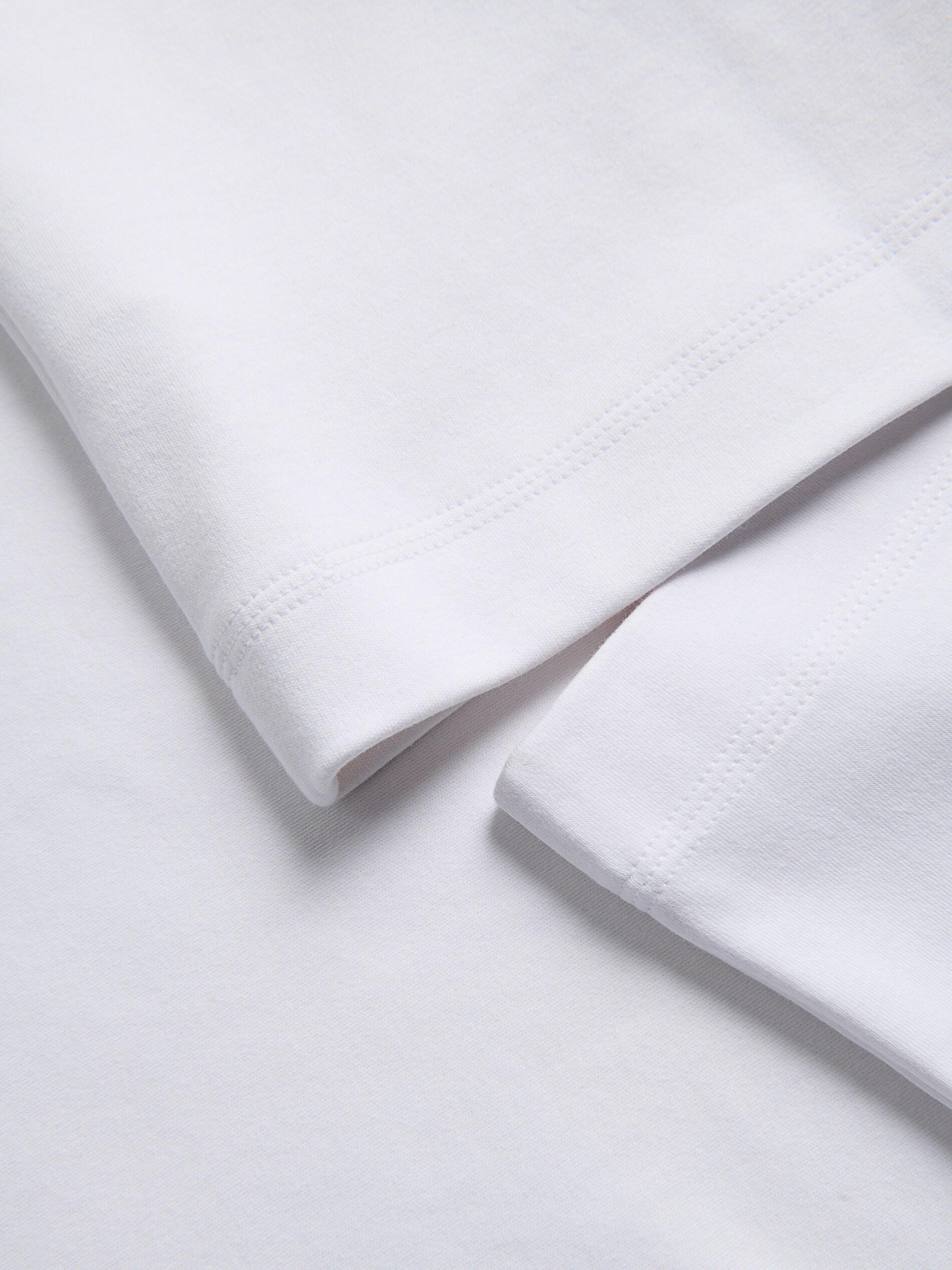 WHITE Boxy cotton T-shirt, White, large image number 1