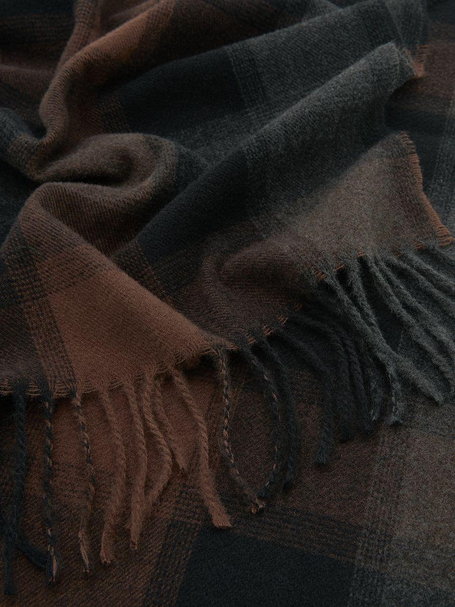 Brown Scarf, Brown, medium