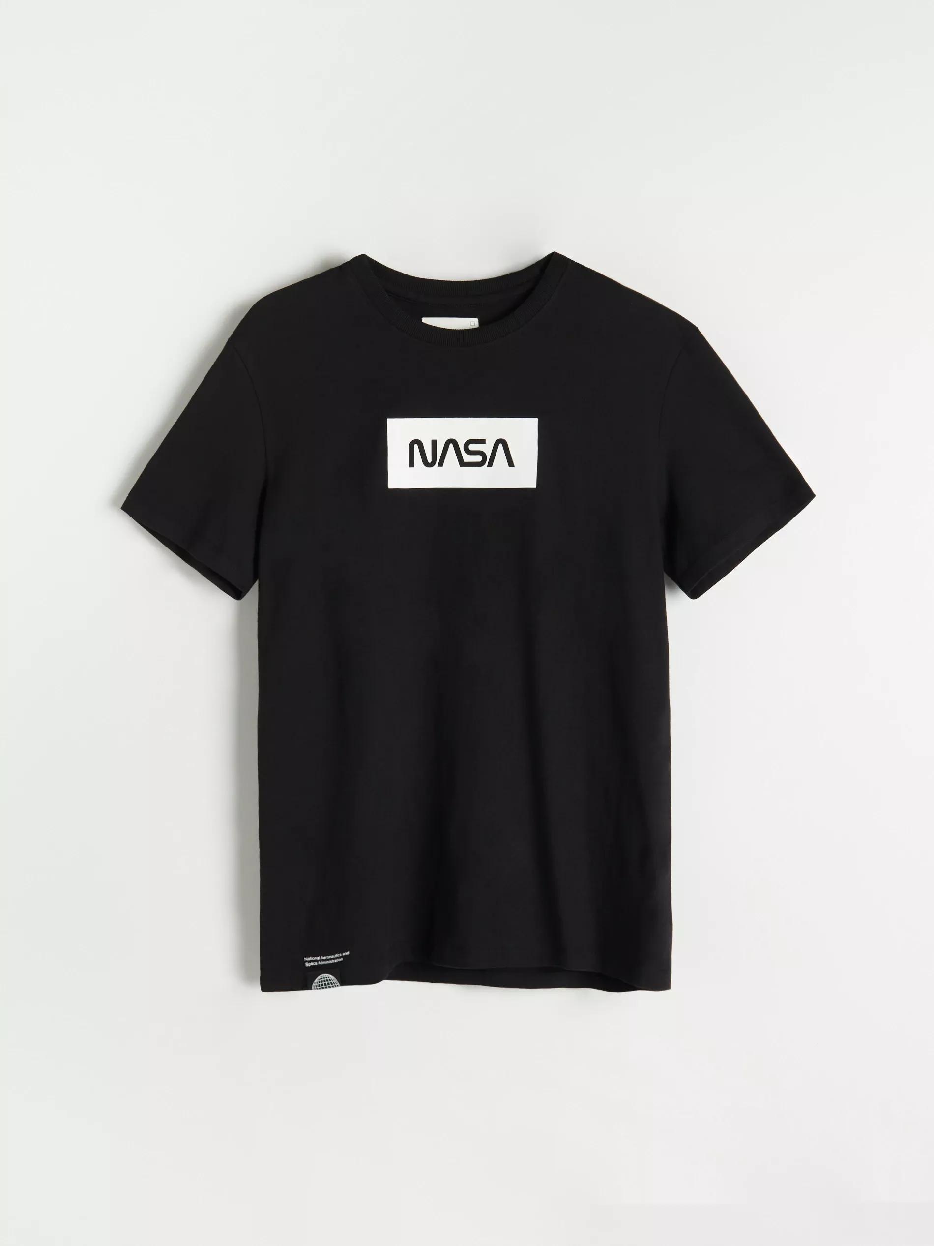 Black Nasa T-shirt, , large image number 0