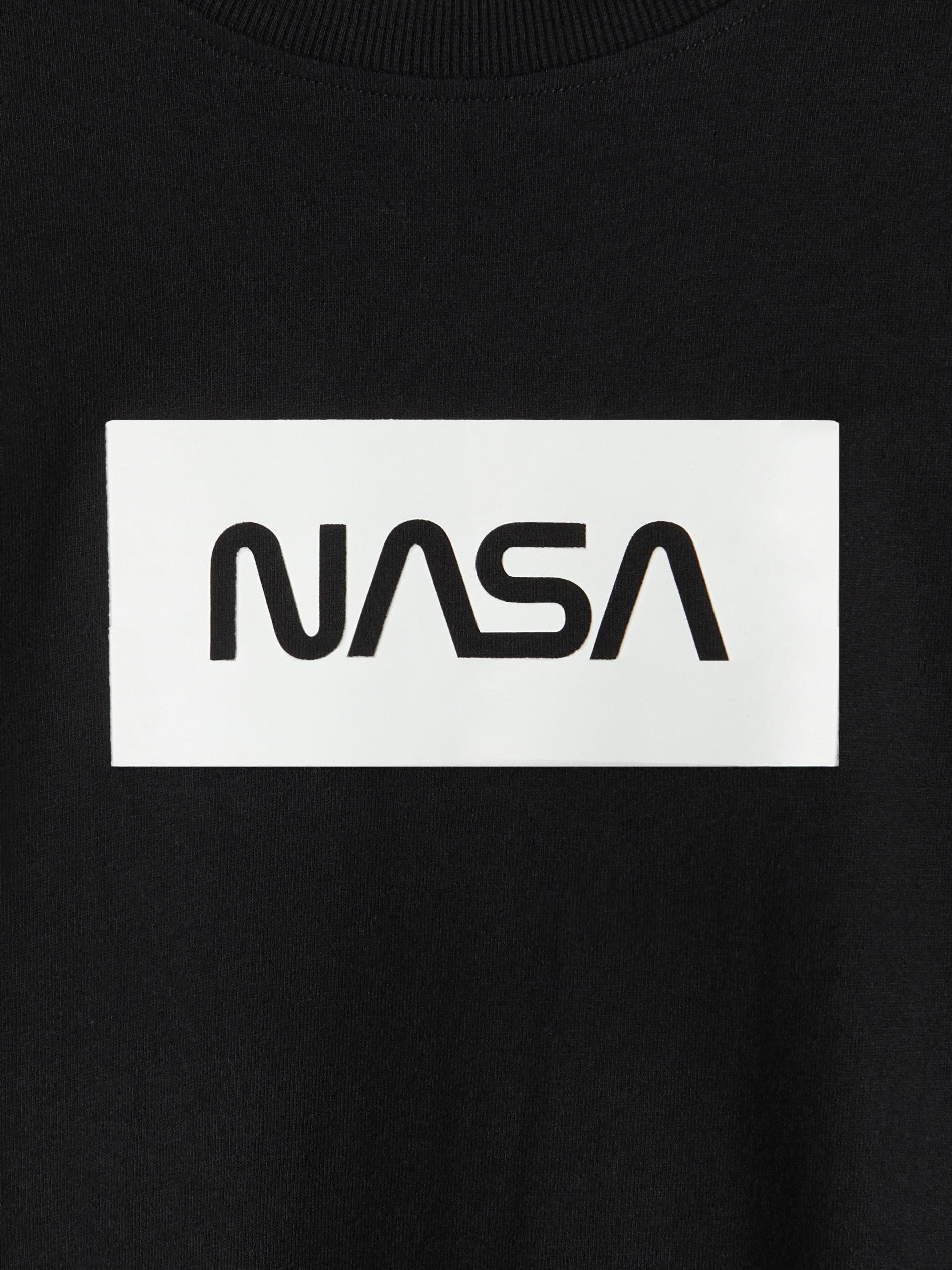 Black Nasa T-shirt, , large image number 1