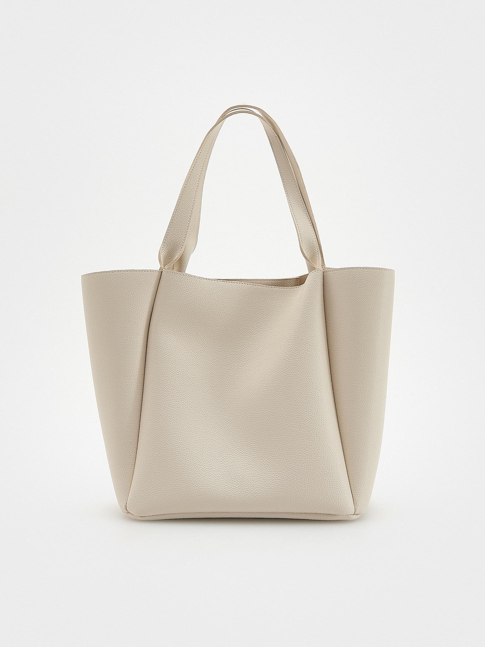 Reserved - White Shopper Bag