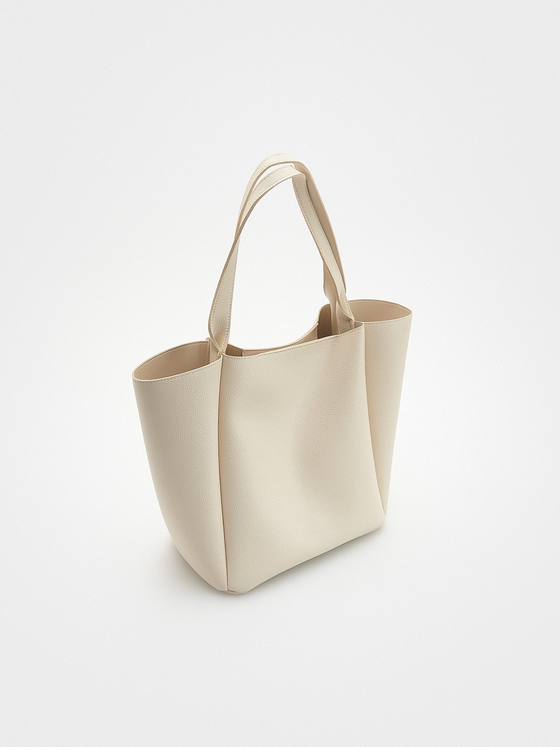 Reserved - White Shopper Bag