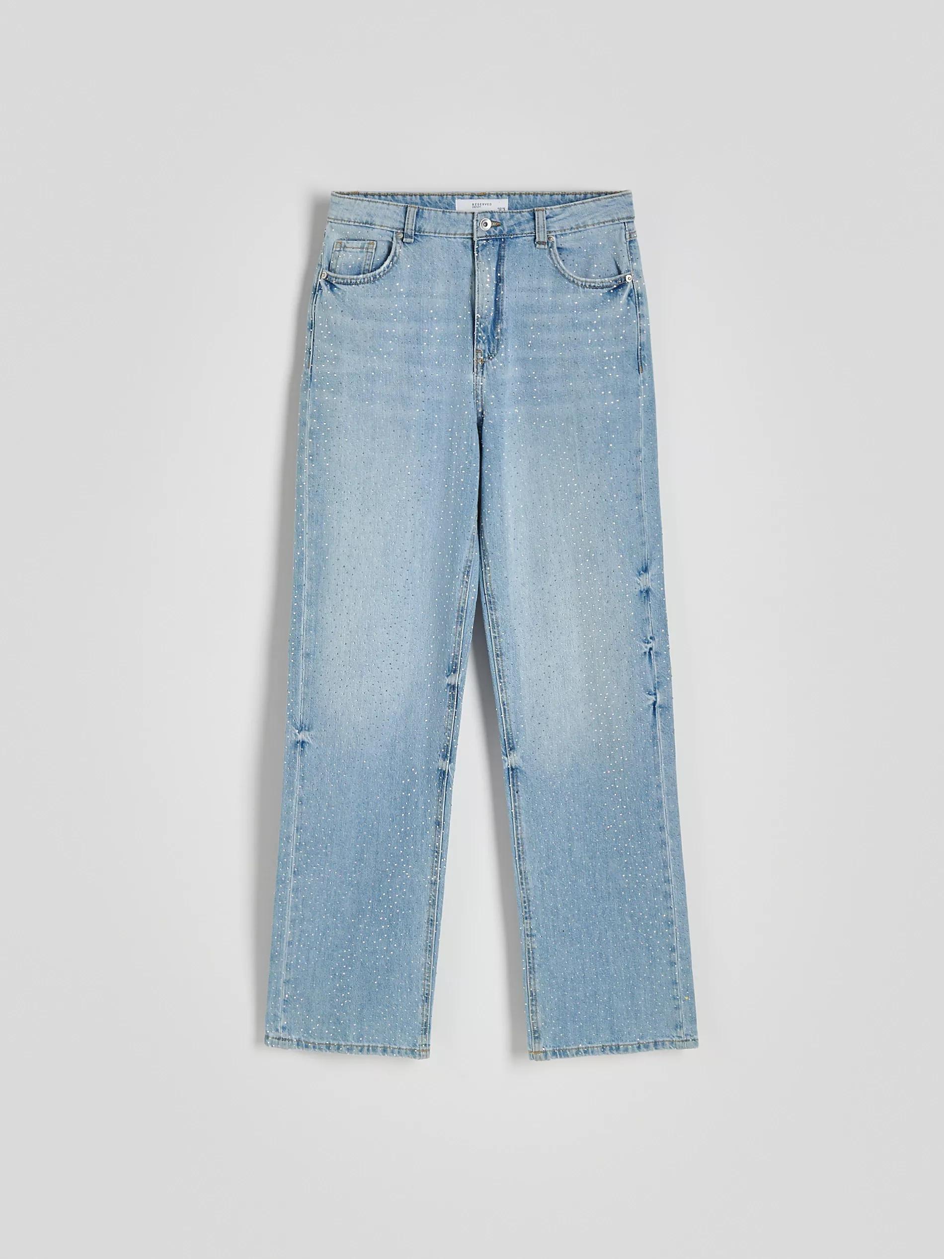 Blue Glitter Studs Jeans, , large image number 9