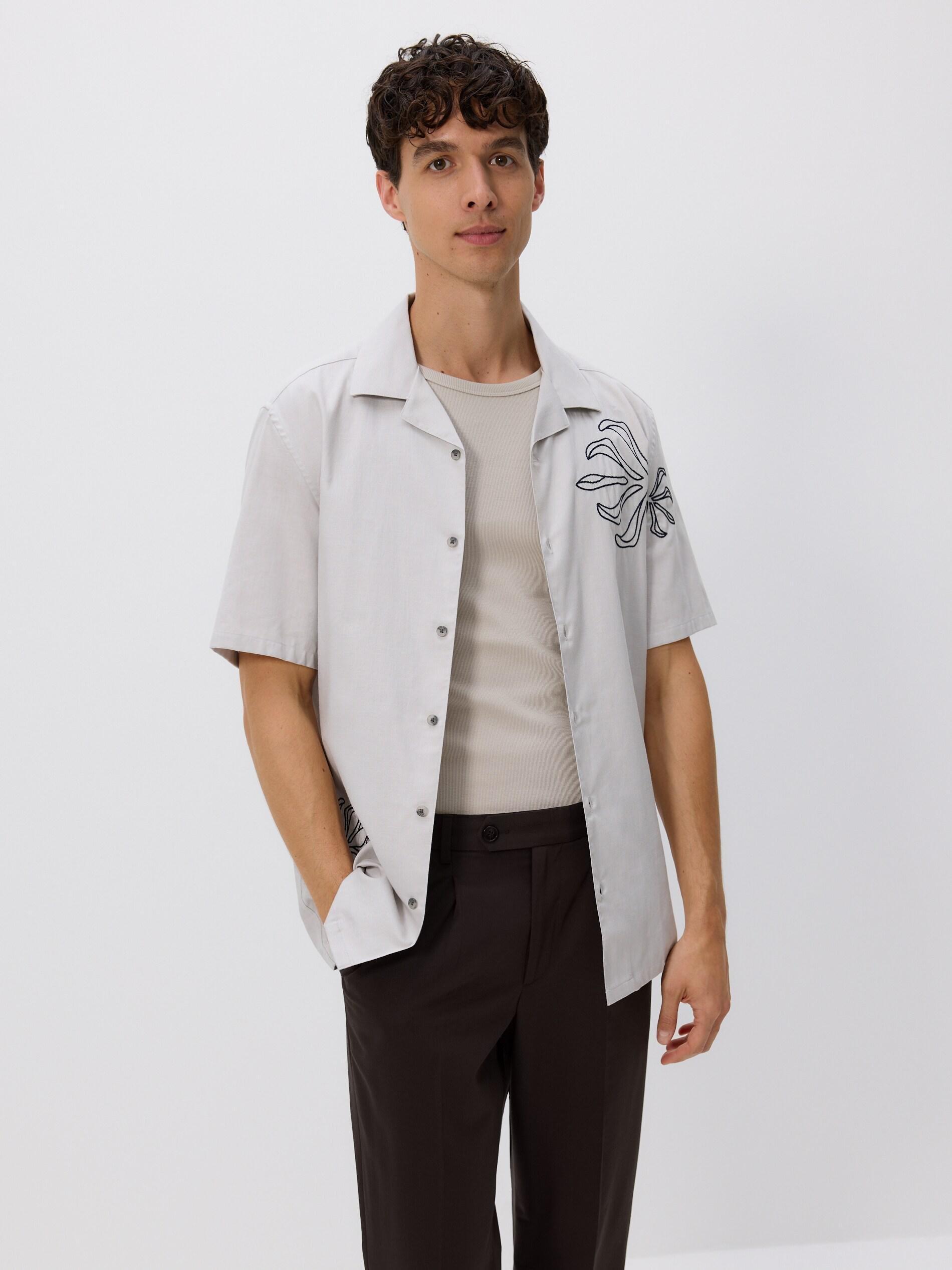 LIGHT GREY Cotton tank top, Light grey, large image number 1