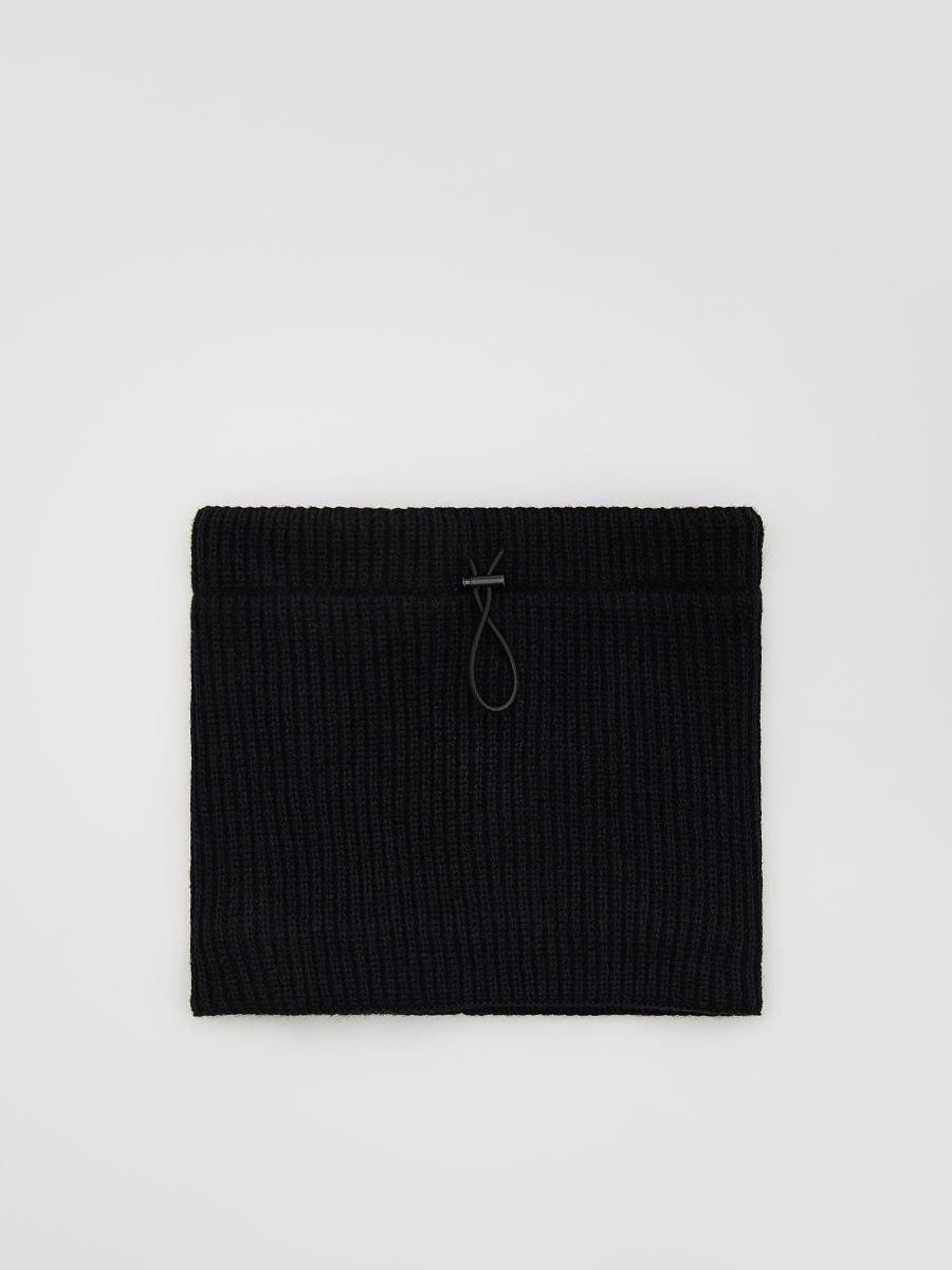 Black Muffler, Black, medium