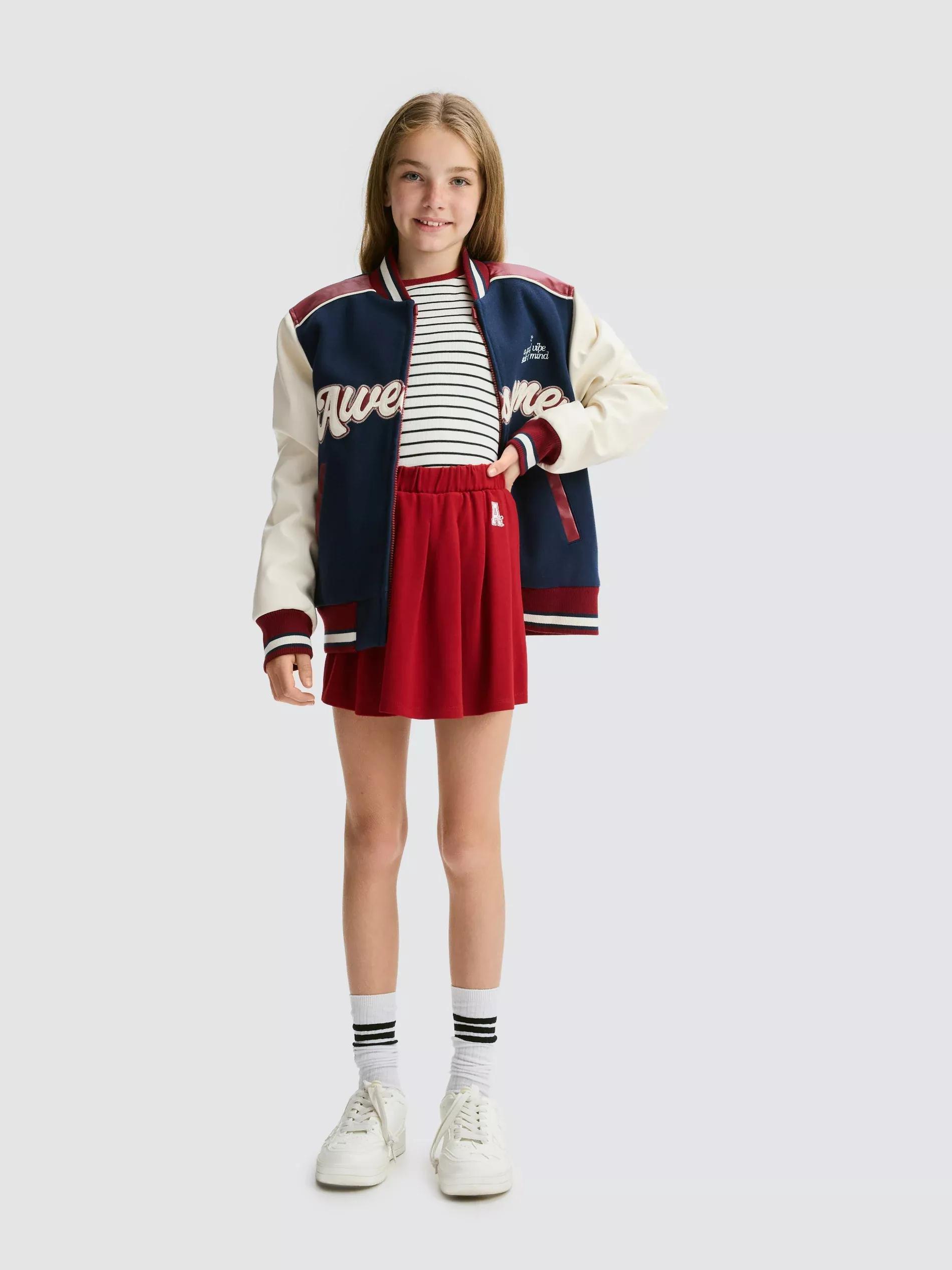 CREAM Stripe cotton T-shirt, Ivory, large image number 4