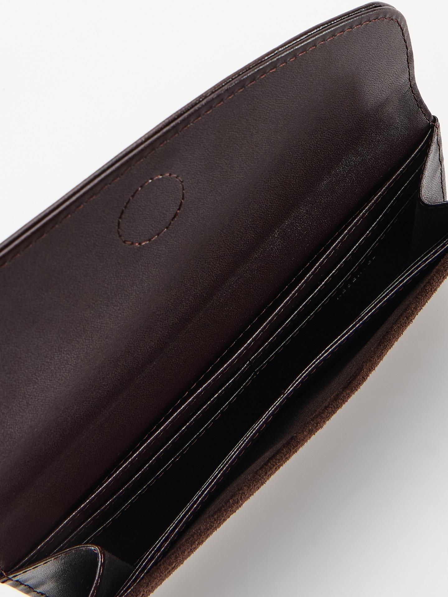 Brown Large Wallet, Brown, medium