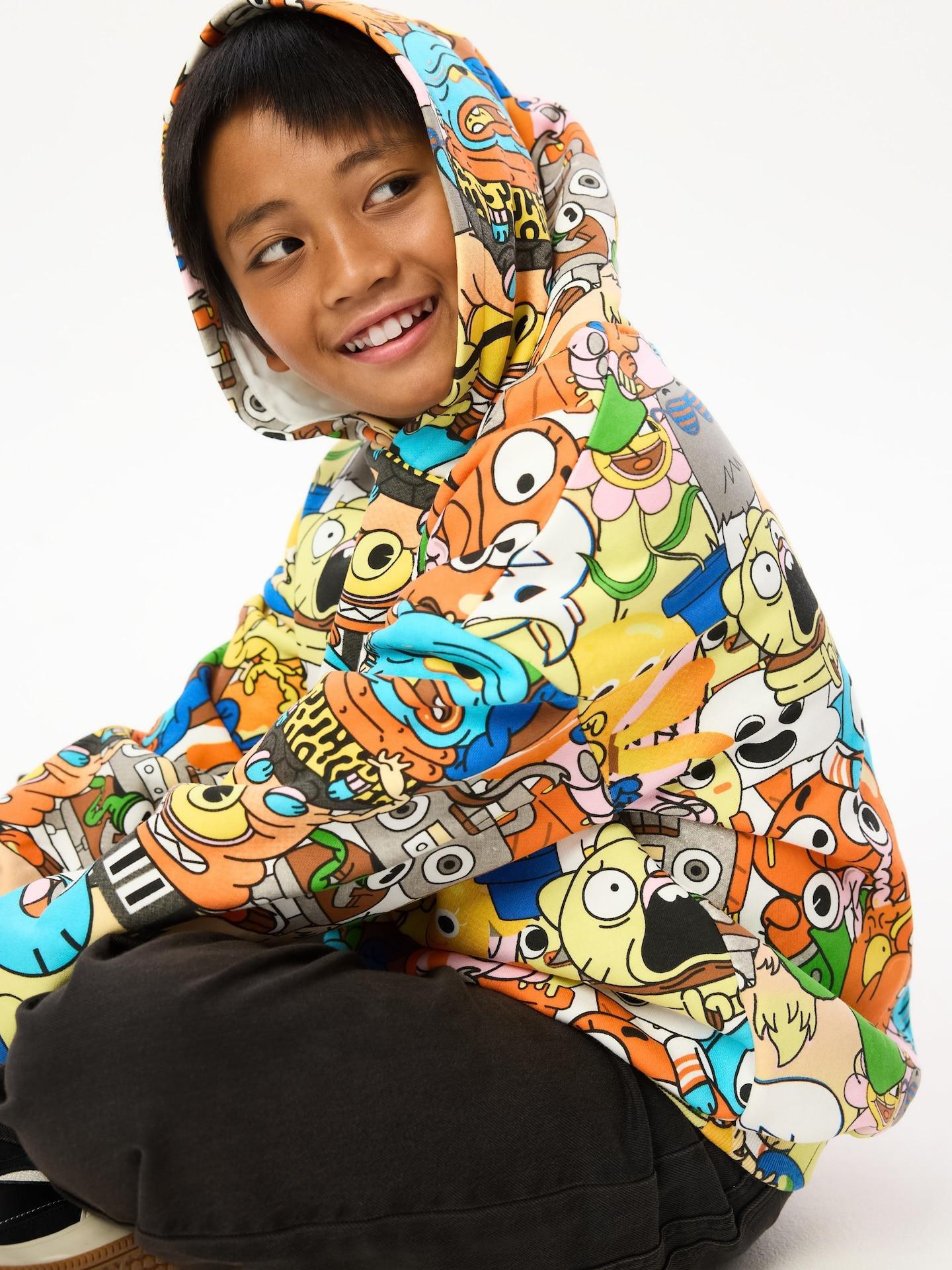 White The Amazing World Of Gumball Sweatshirt, White, medium