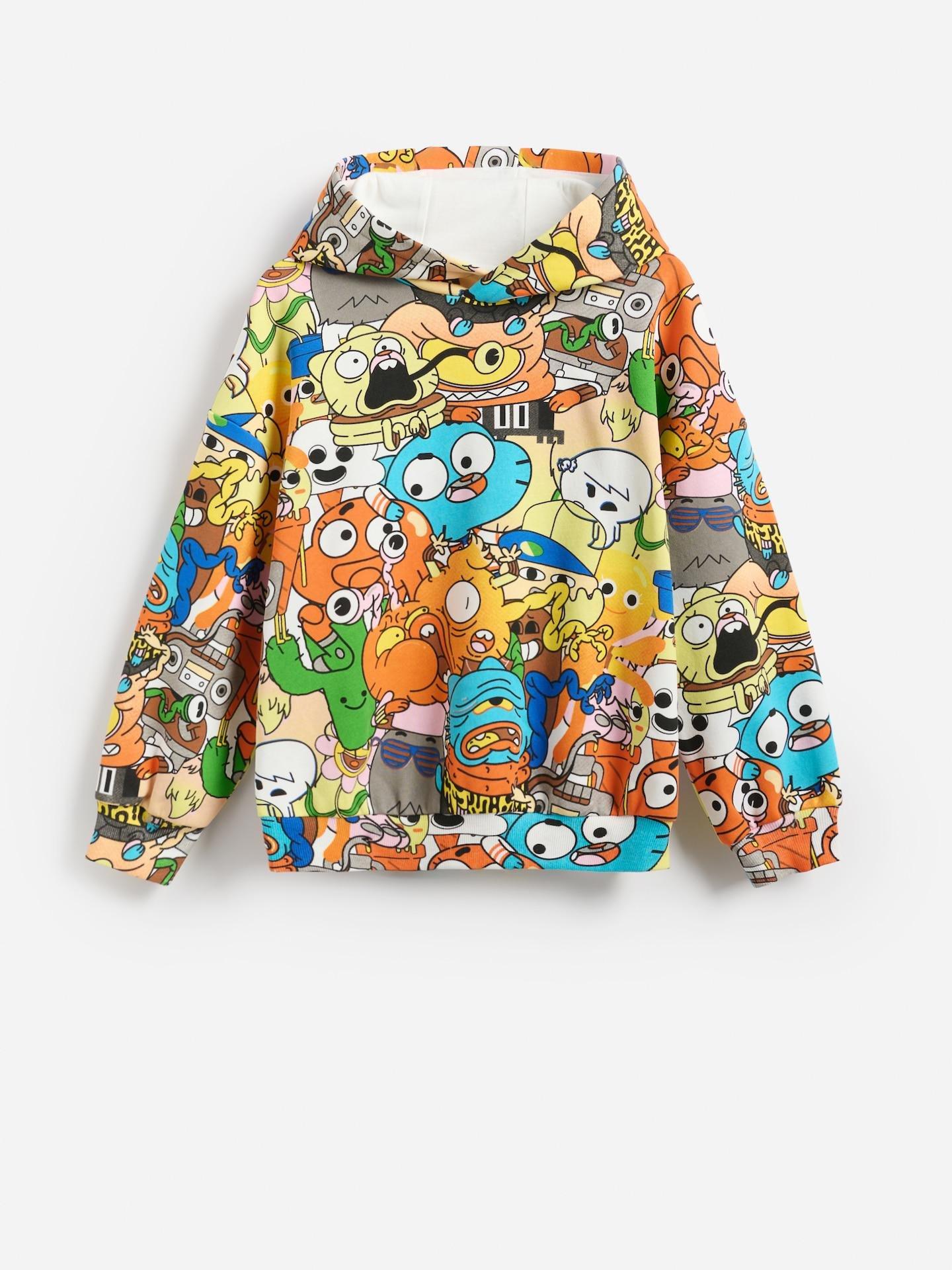 White The Amazing World Of Gumball Sweatshirt, White, medium