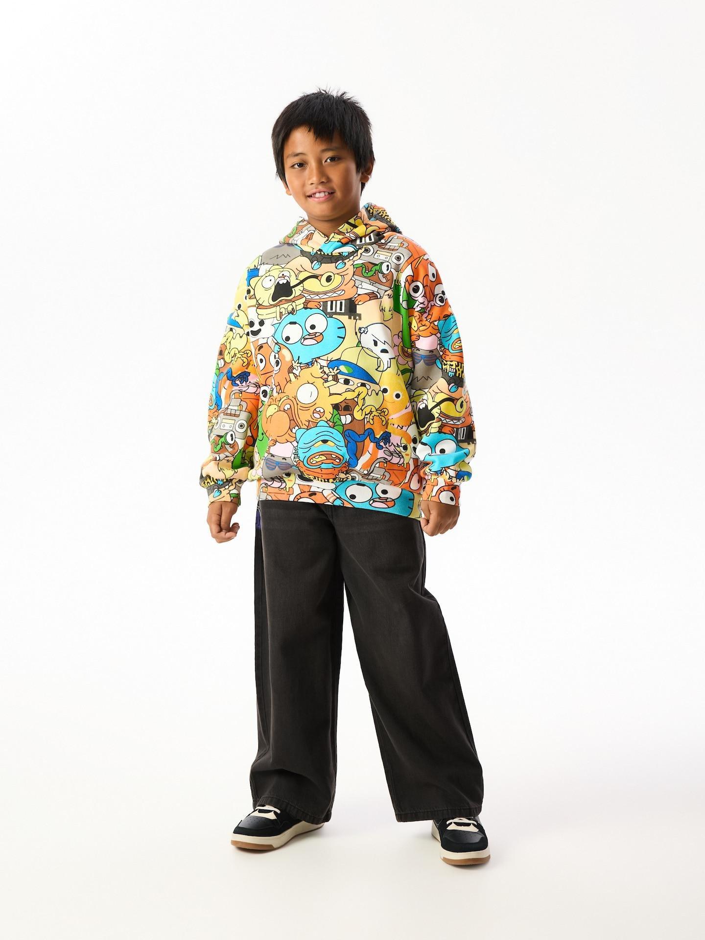 White The Amazing World Of Gumball Sweatshirt, White, large image number 4