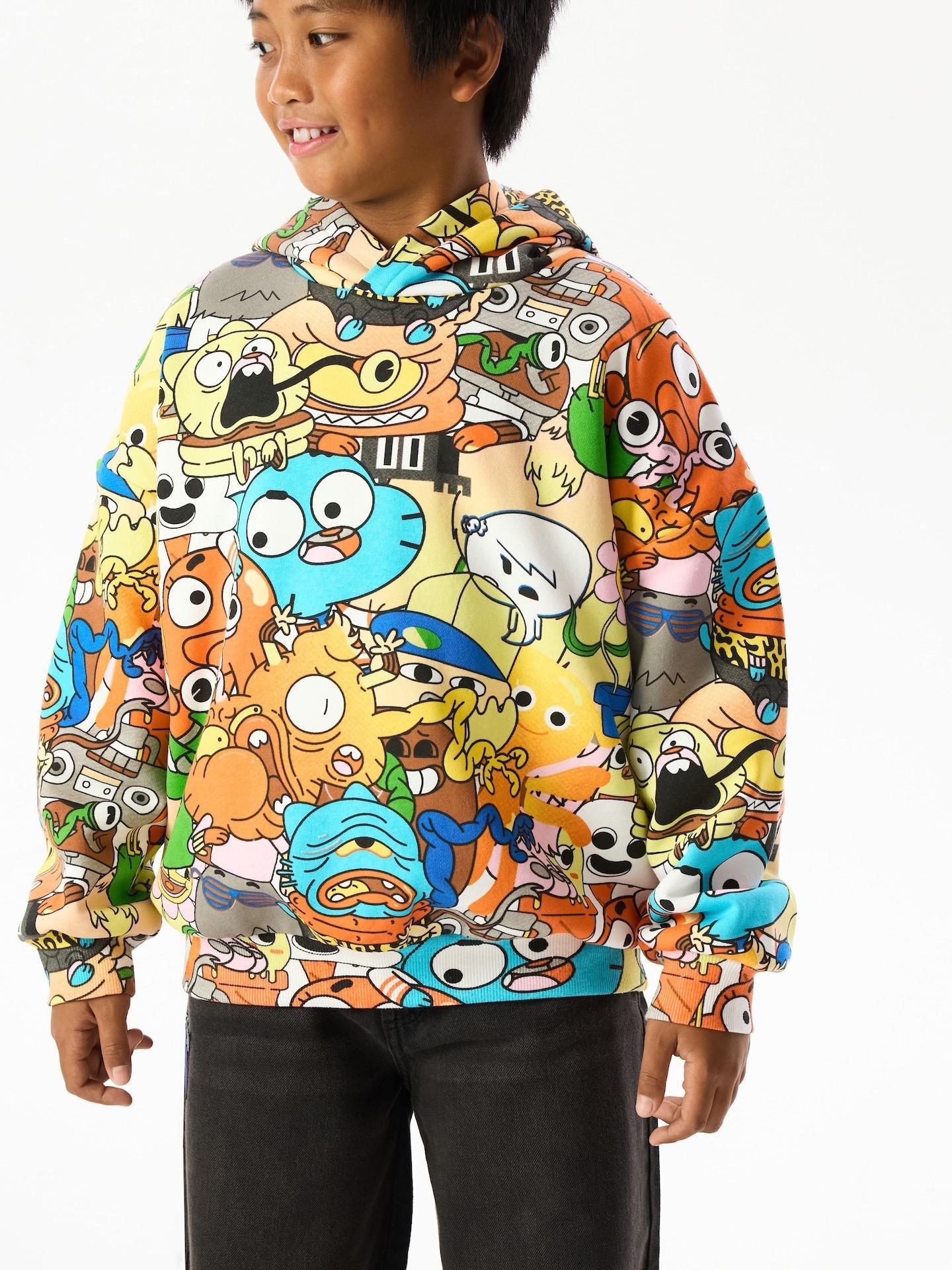 White The Amazing World Of Gumball Sweatshirt, White, large image number 5