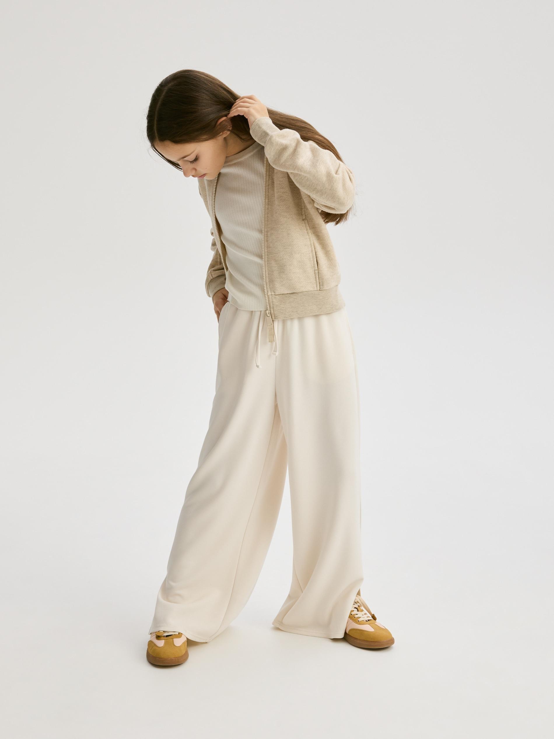 Beige Hoodie, Beige, large image number 0