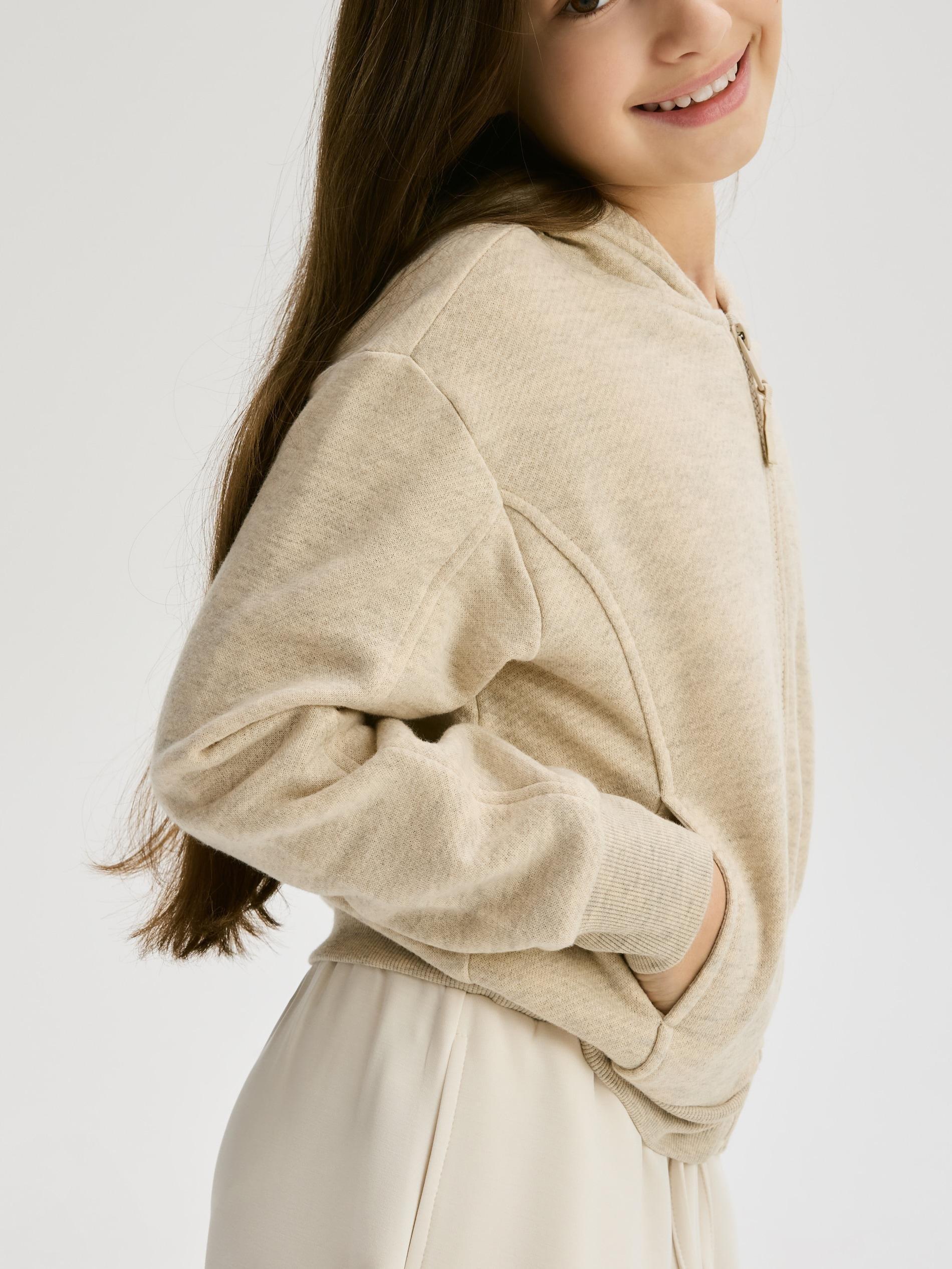 Beige Hoodie, Beige, large image number 2