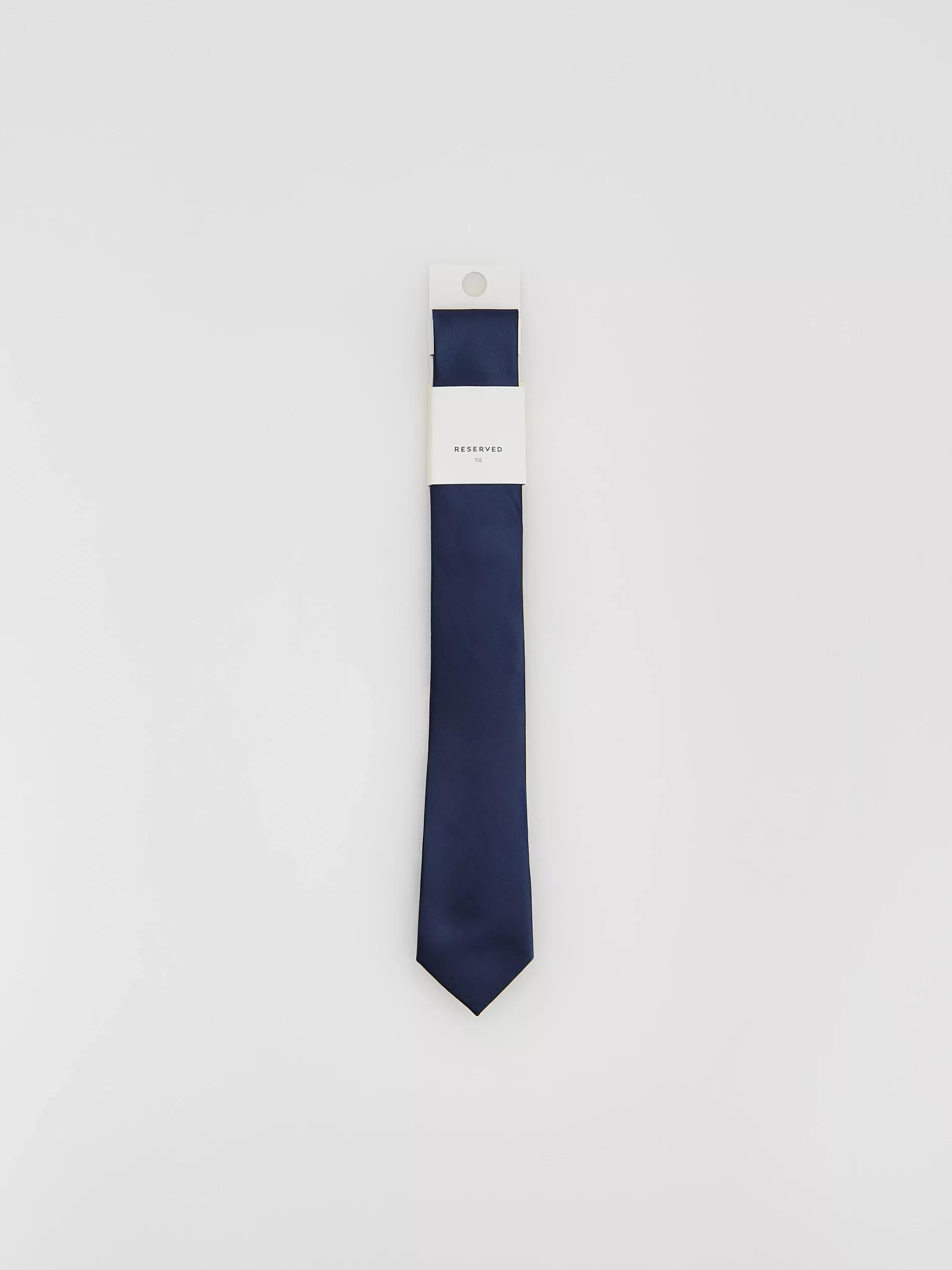 NAVY Slim tie, Navy, large image number 1
