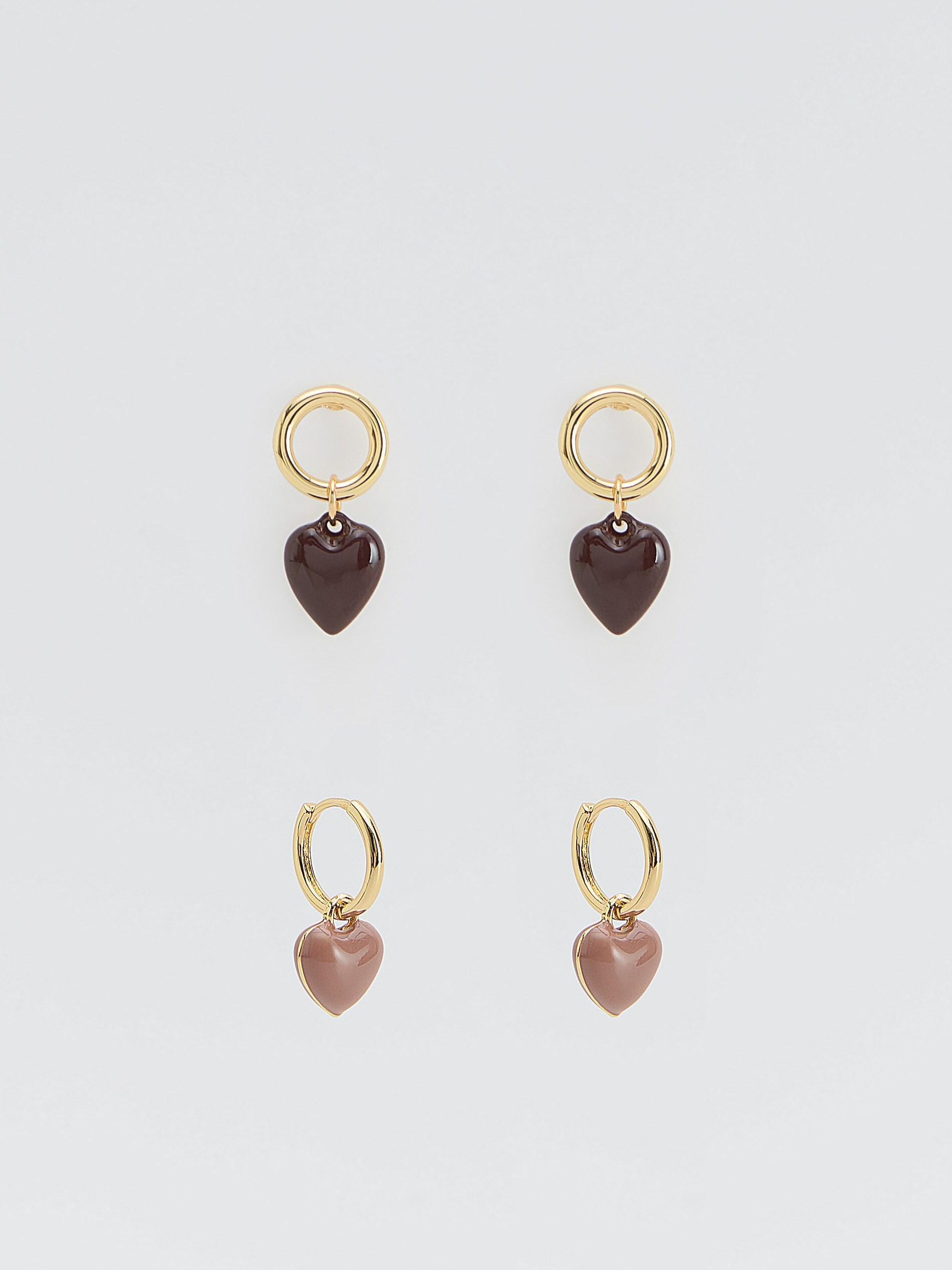 MULTICOLOR Earrings set with pendants, Multicolor, large image number 0