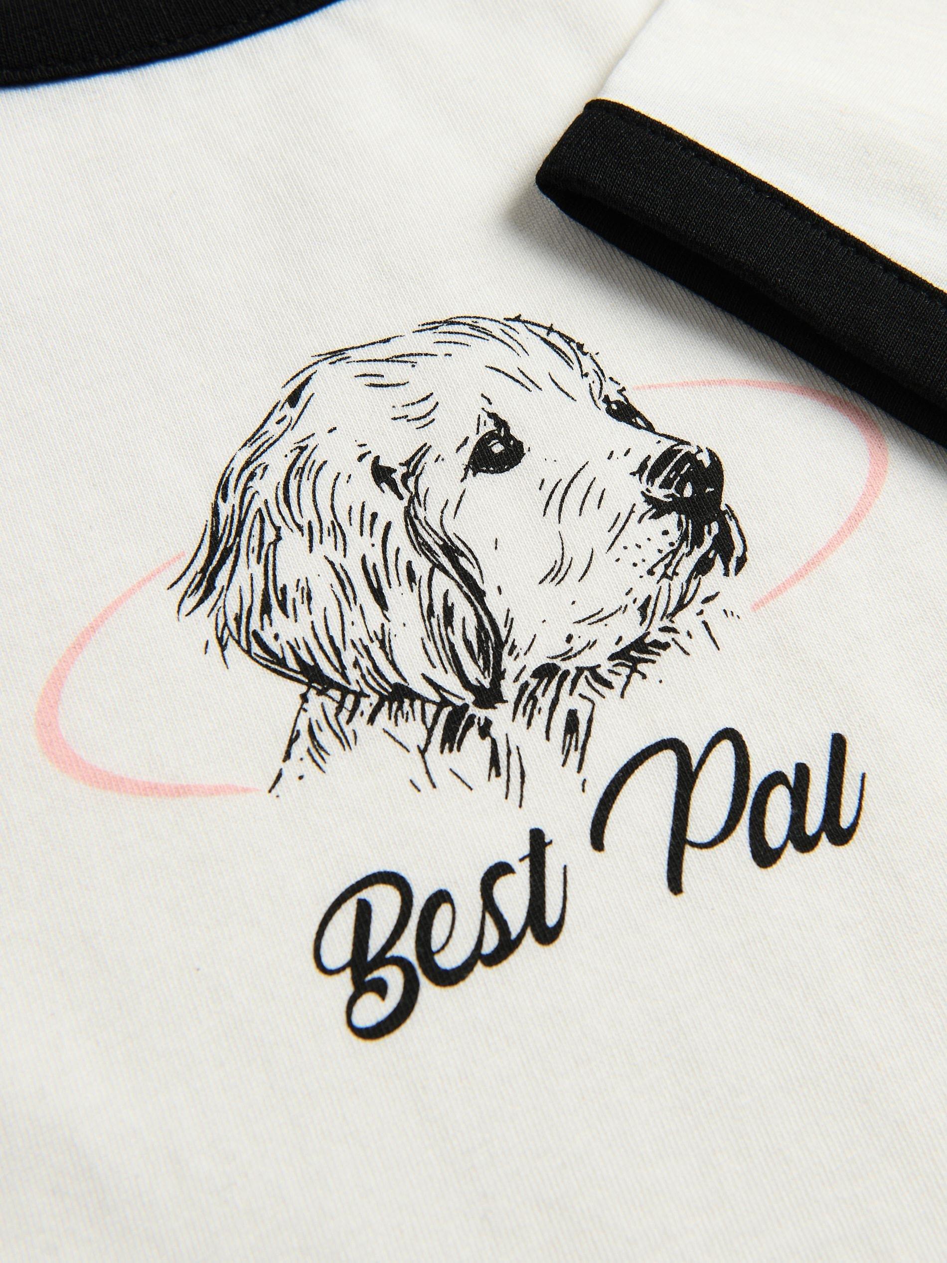 CREAM T-shirt with print, Ivory, large image number 1