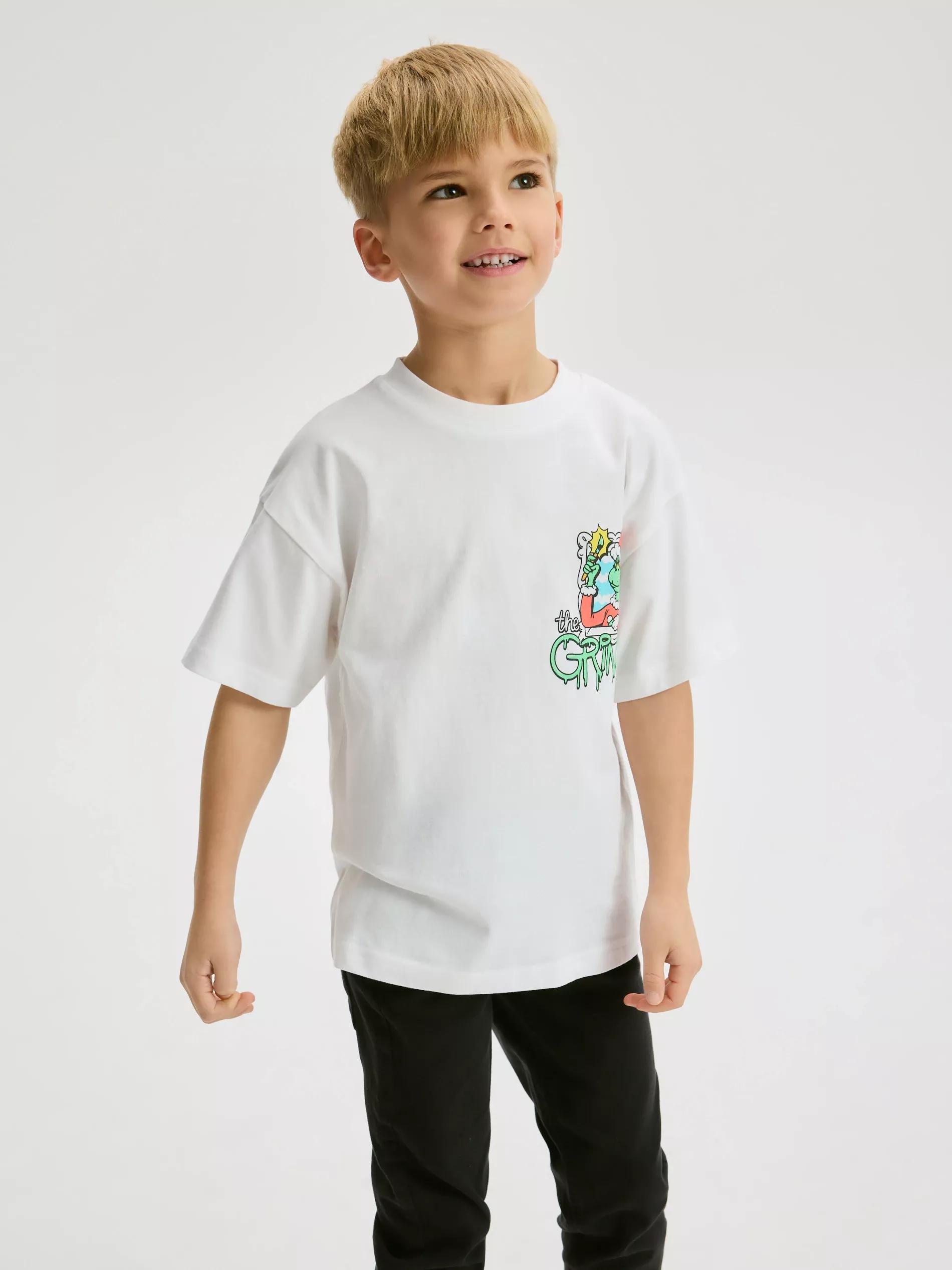 White Grinch Christmas T-Shirt, White, large image number 2