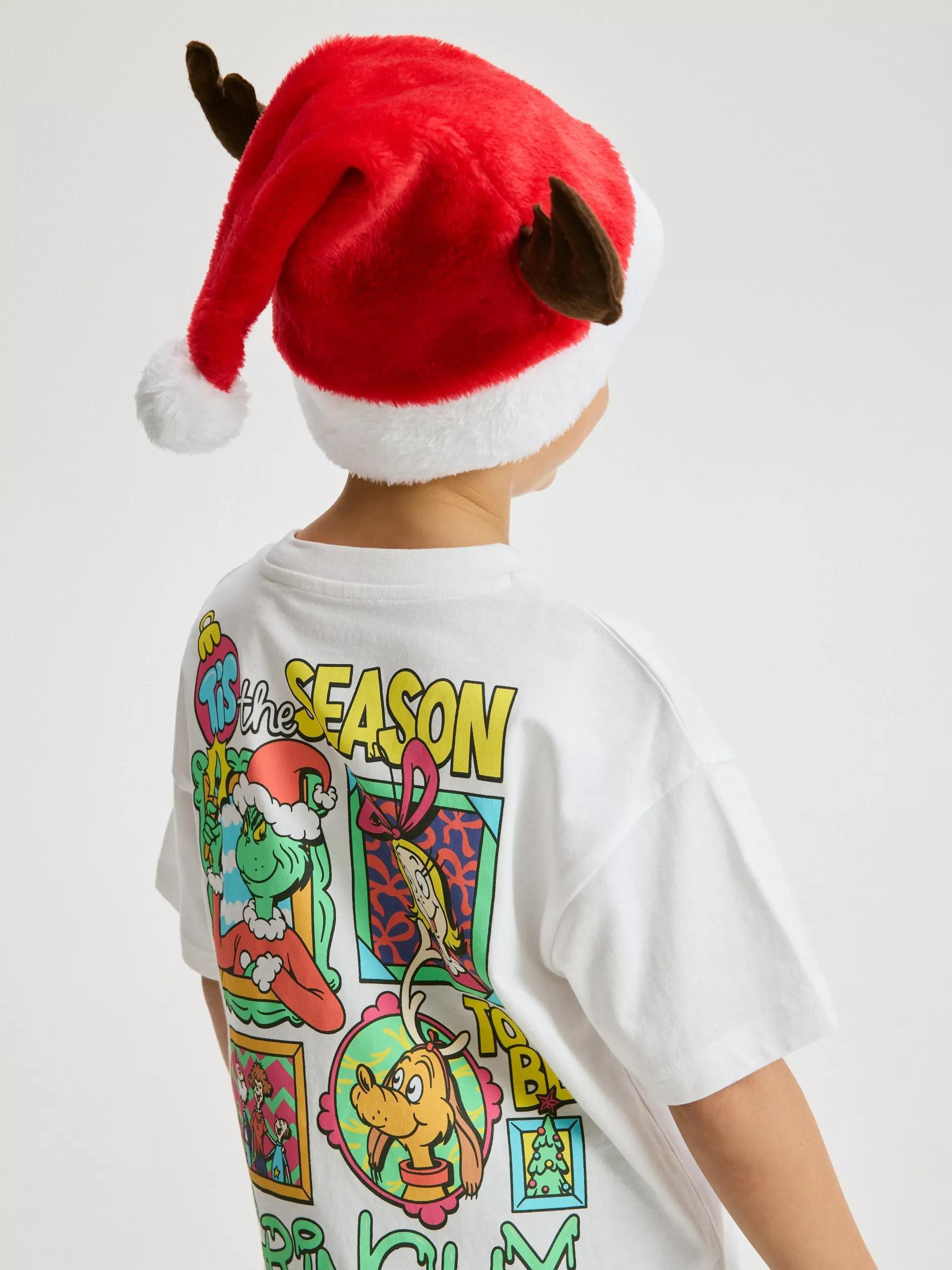 White Grinch Christmas T-Shirt, White, large image number 4