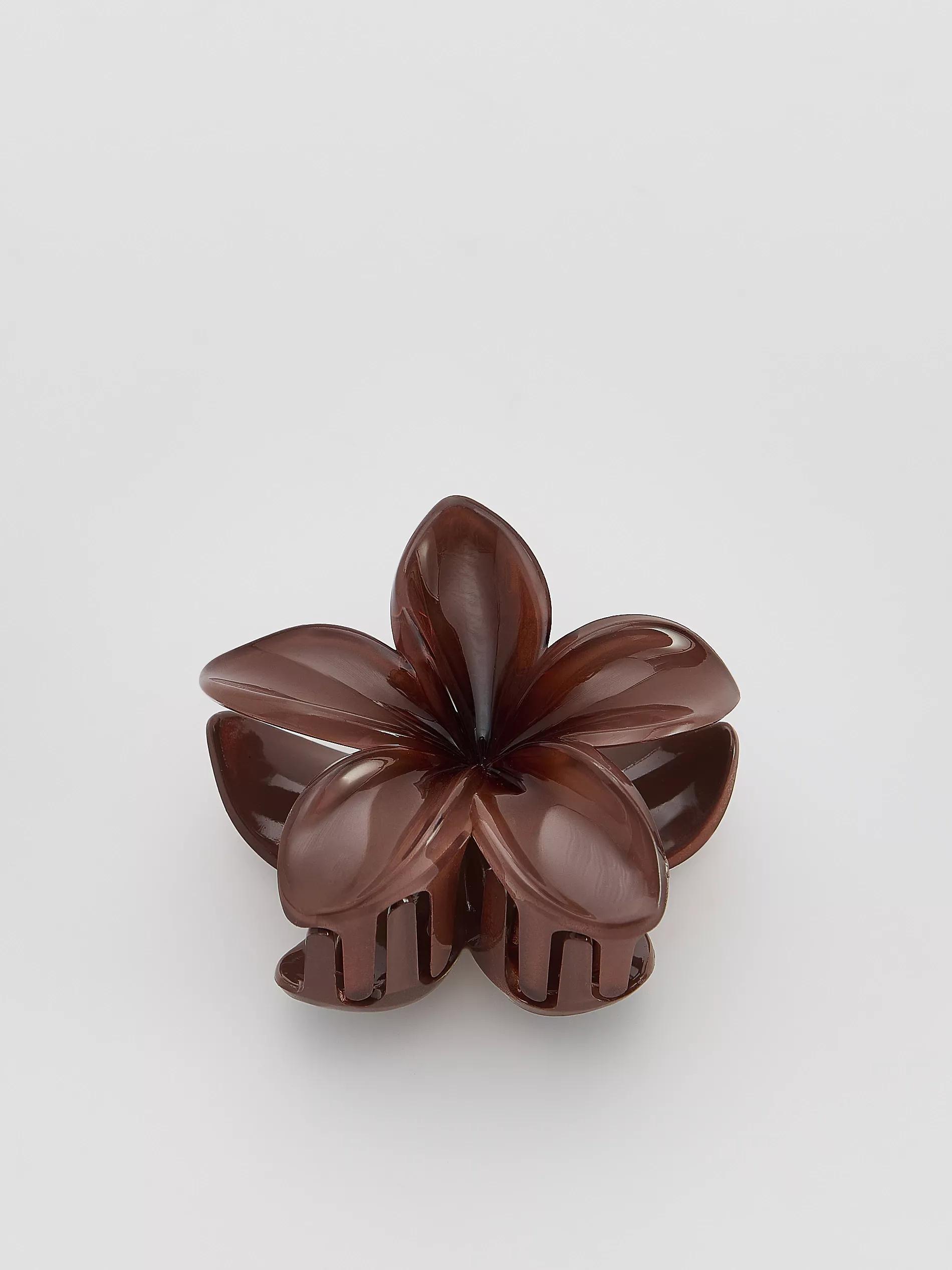 Hair clasp, Brown, medium