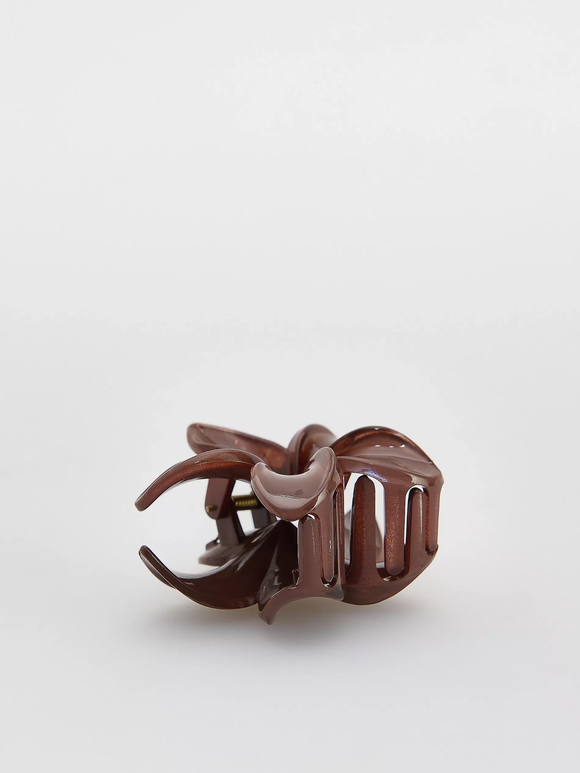 Hair clasp, Brown, medium