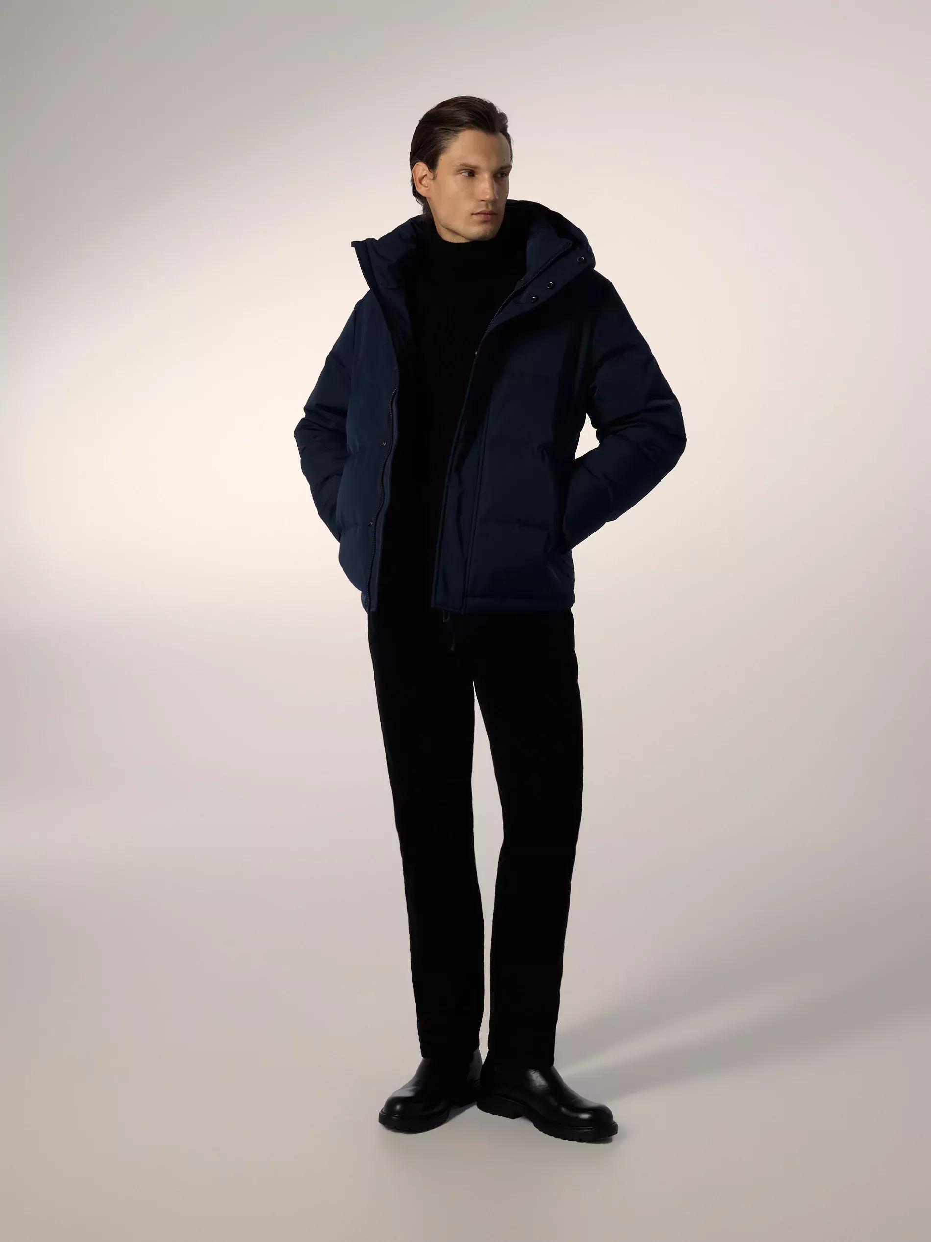 NAVY Down jacket with Sorona, Navy, large image number 1