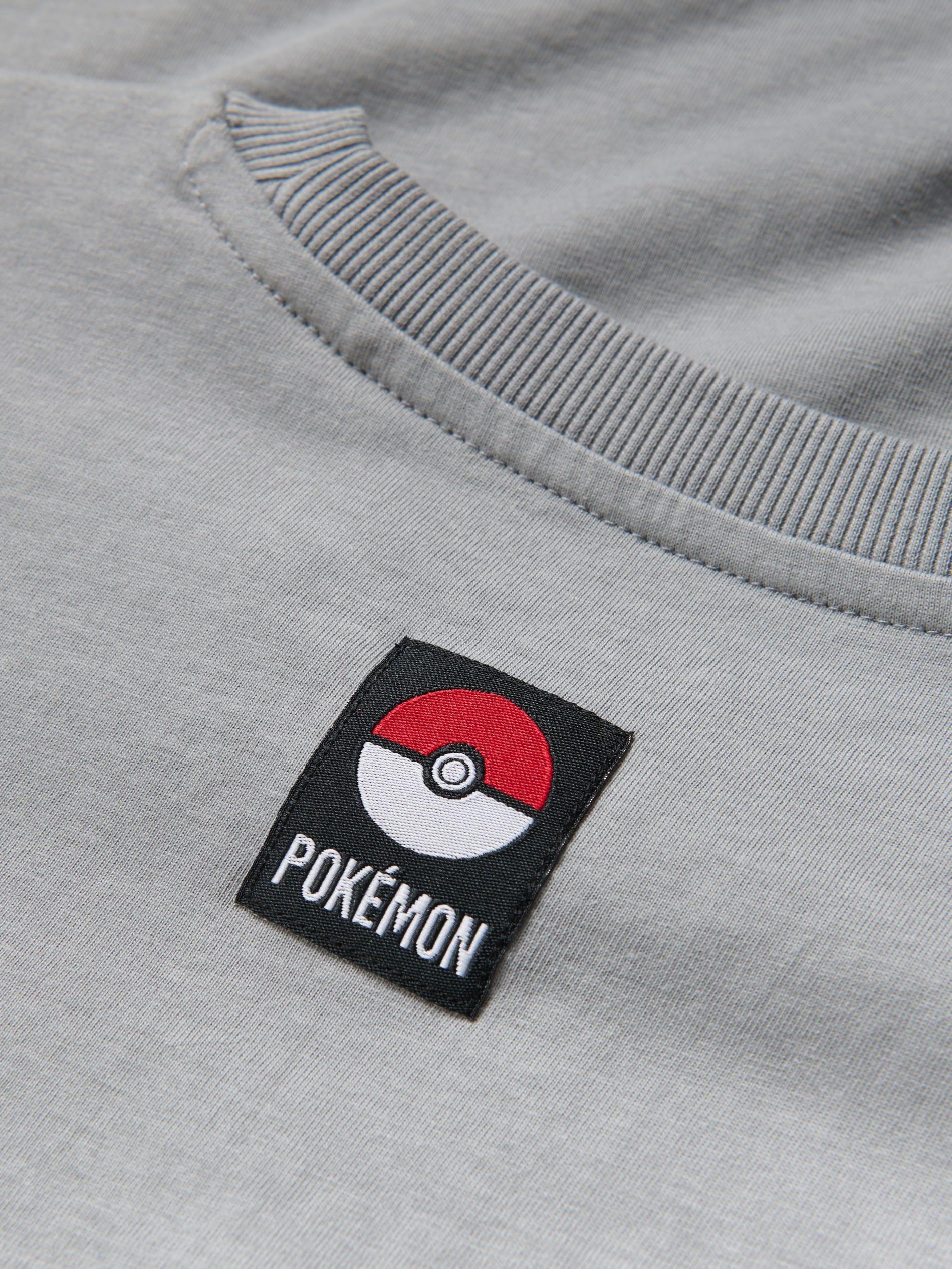Grey Pokémon T-Shirt, Grey, large image number 1