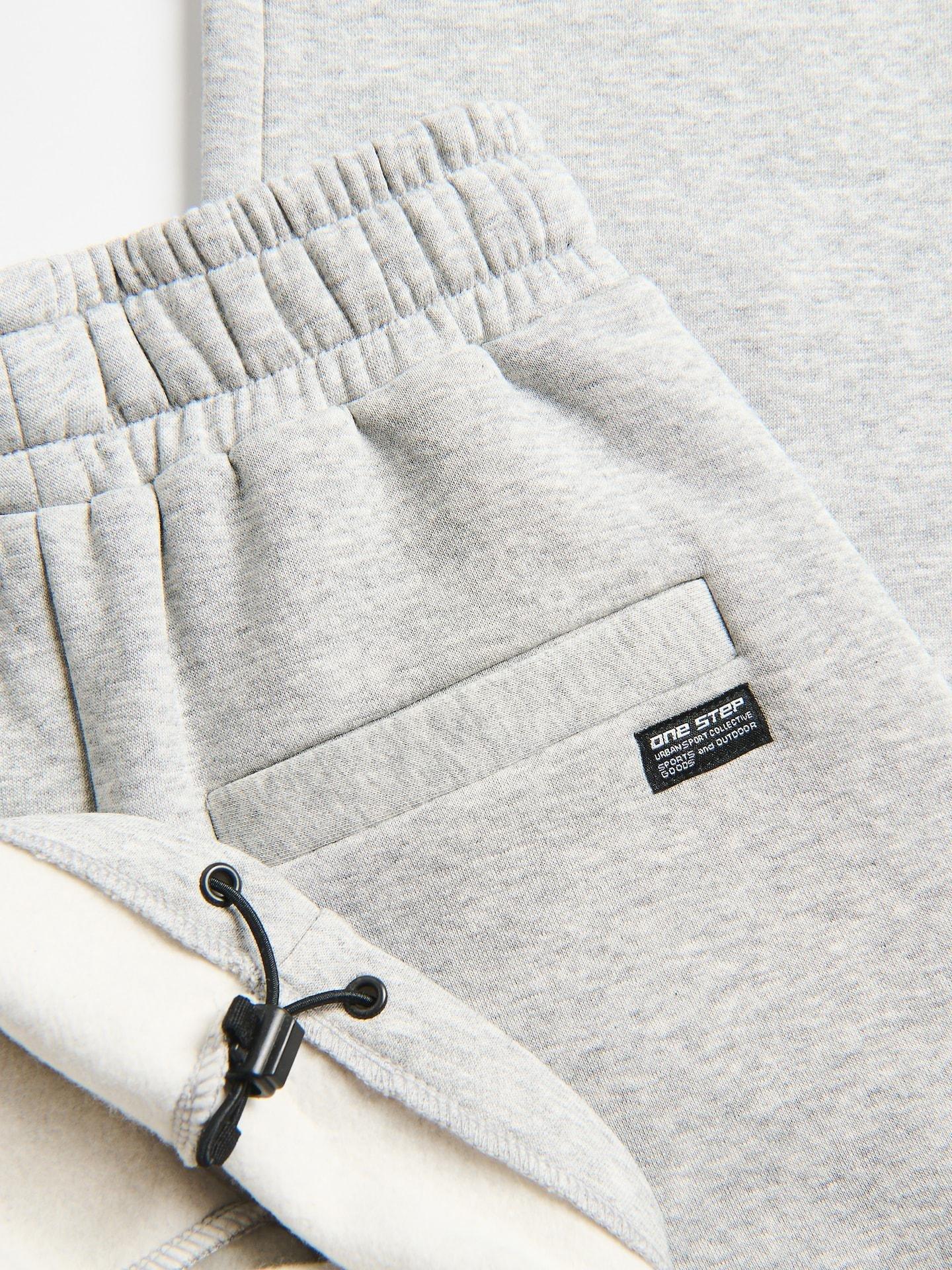 Grey Wide Leg Trousers, Light grey, medium