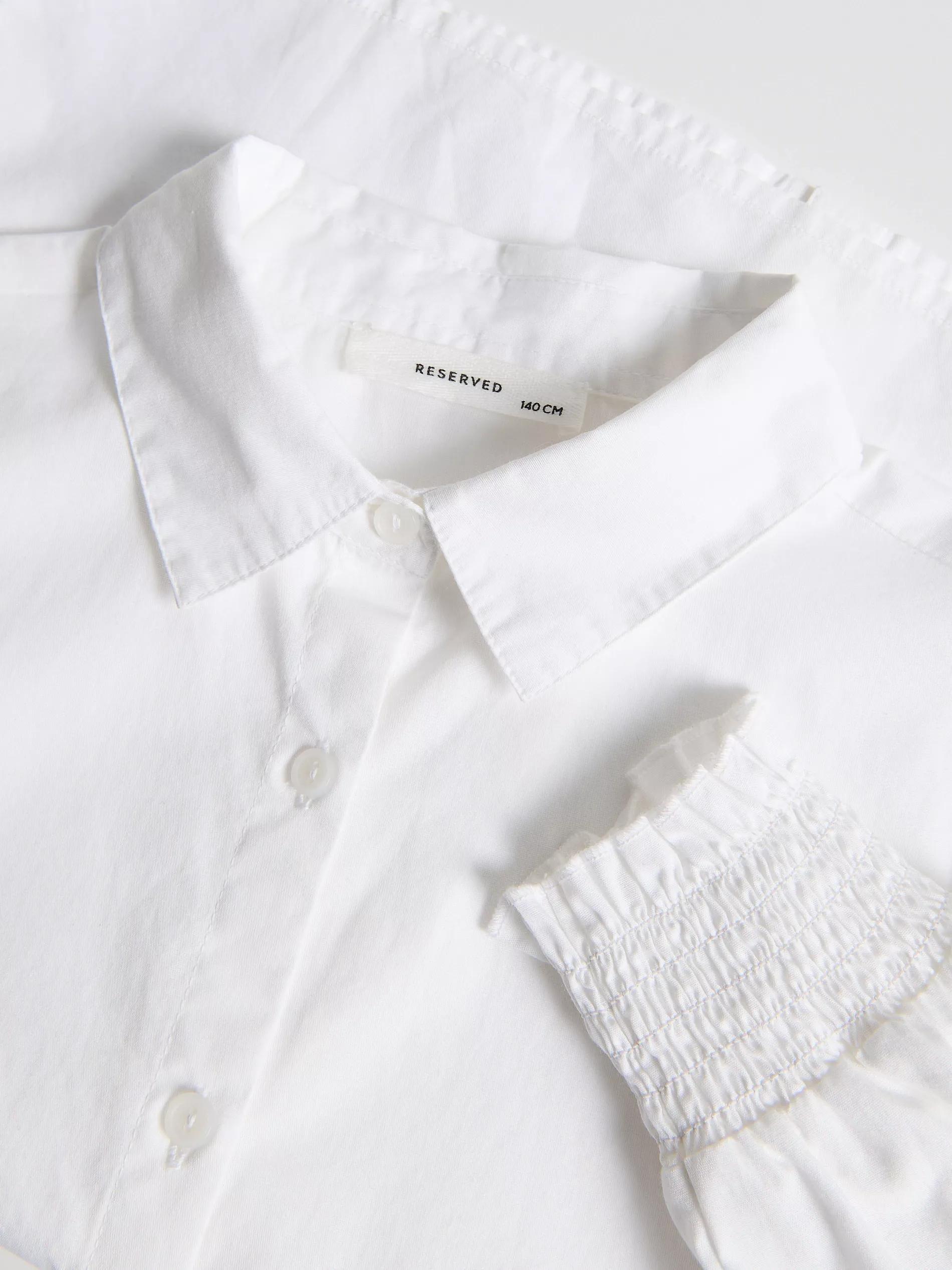 GIRLS` SHIRT WHITE, White, large image number 3