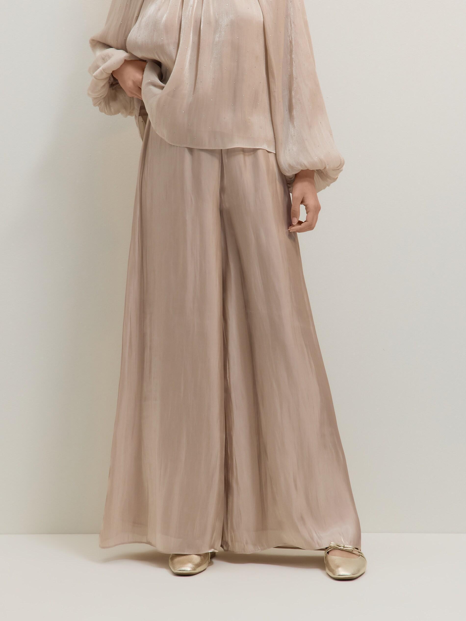 Beige Palazzo Pants, Pink, medium