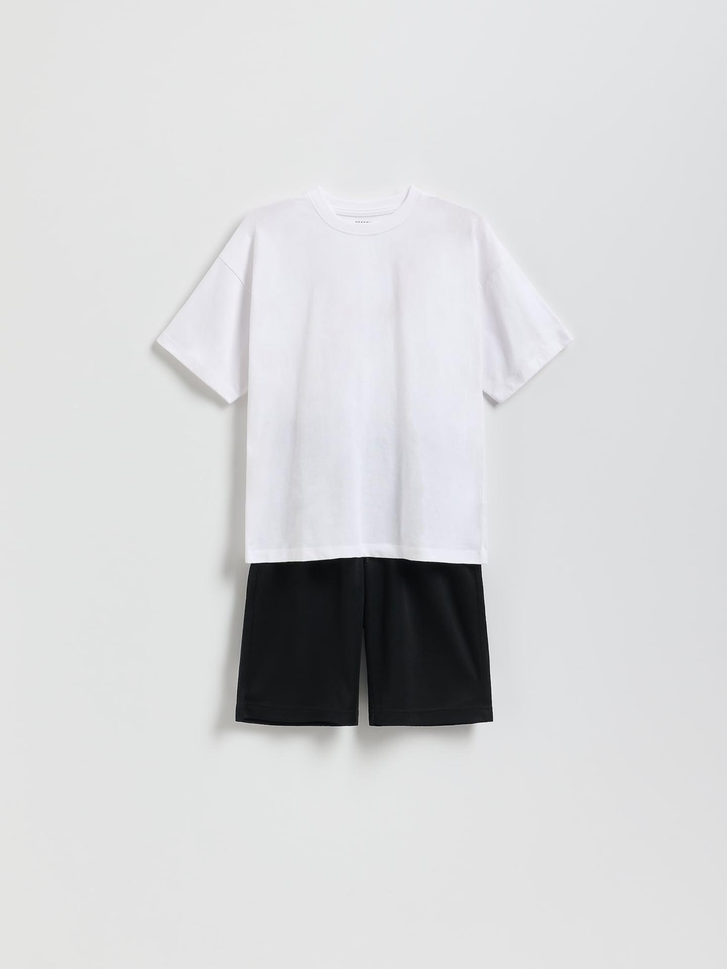 White Jersey Set, White, medium