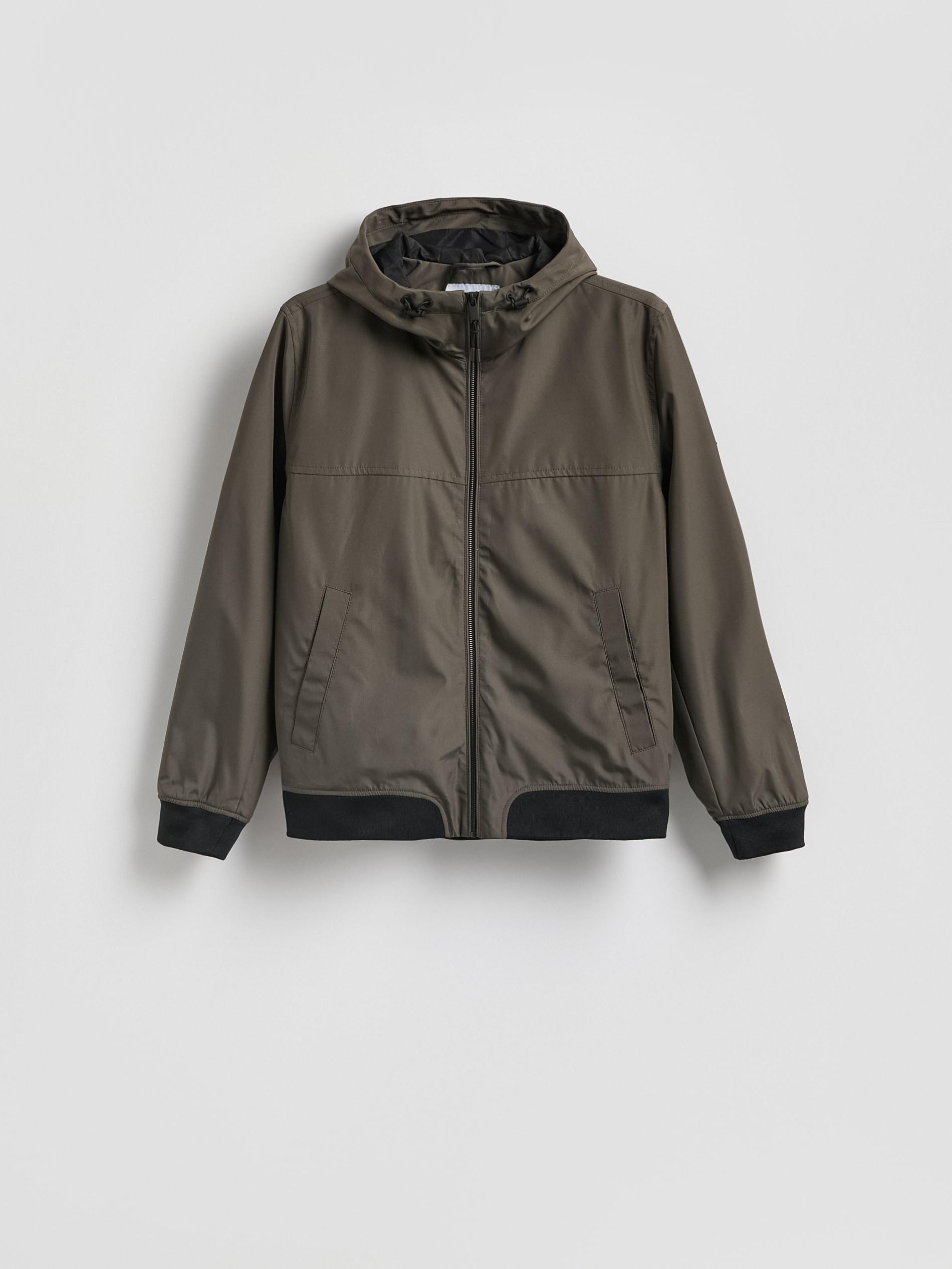 Green Shell Style Jacket, Khaki, medium