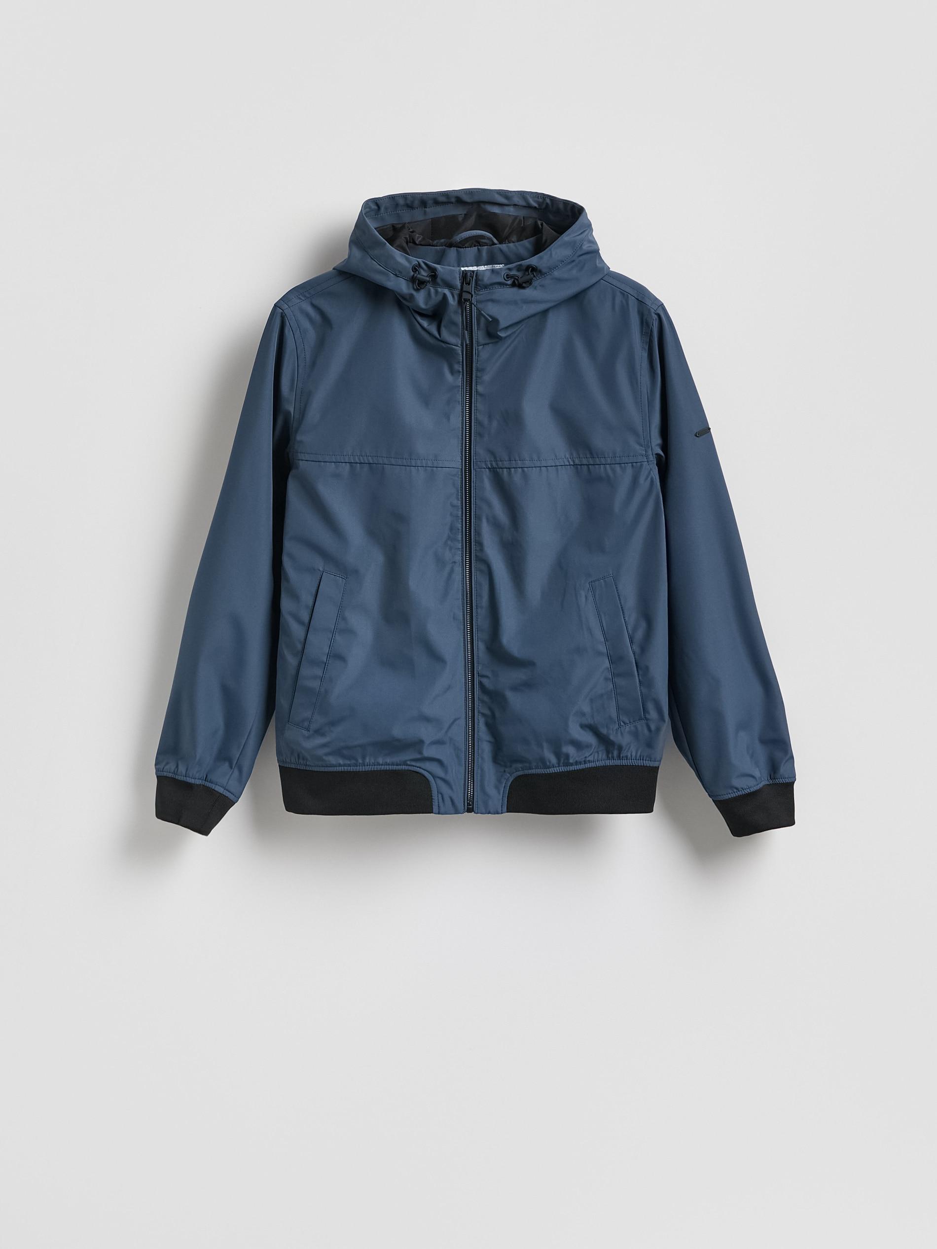Navy Shell Style Jacket, Blue, large image number 0