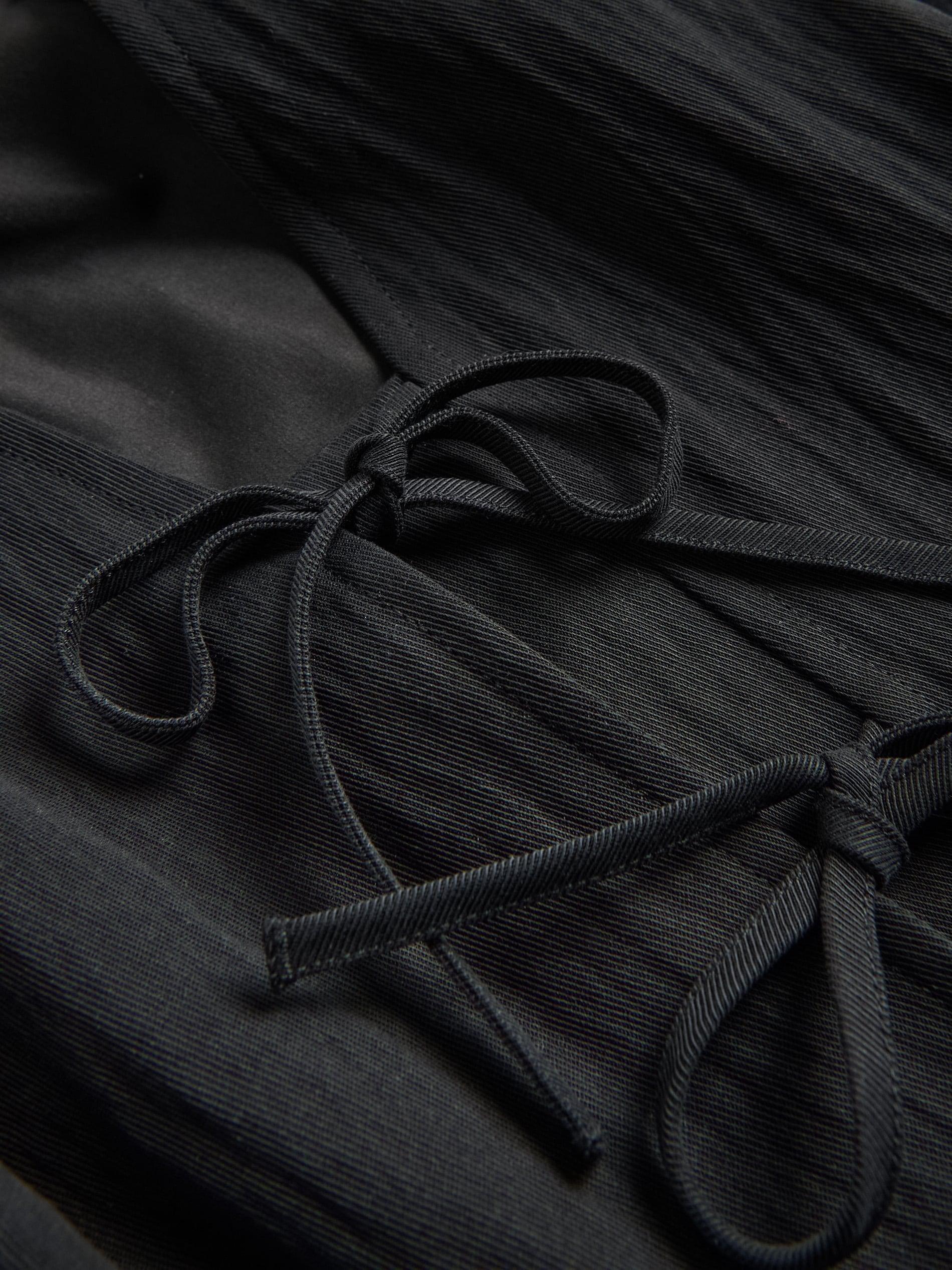 Black Lyocell Rich Vest, Black, large image number 5