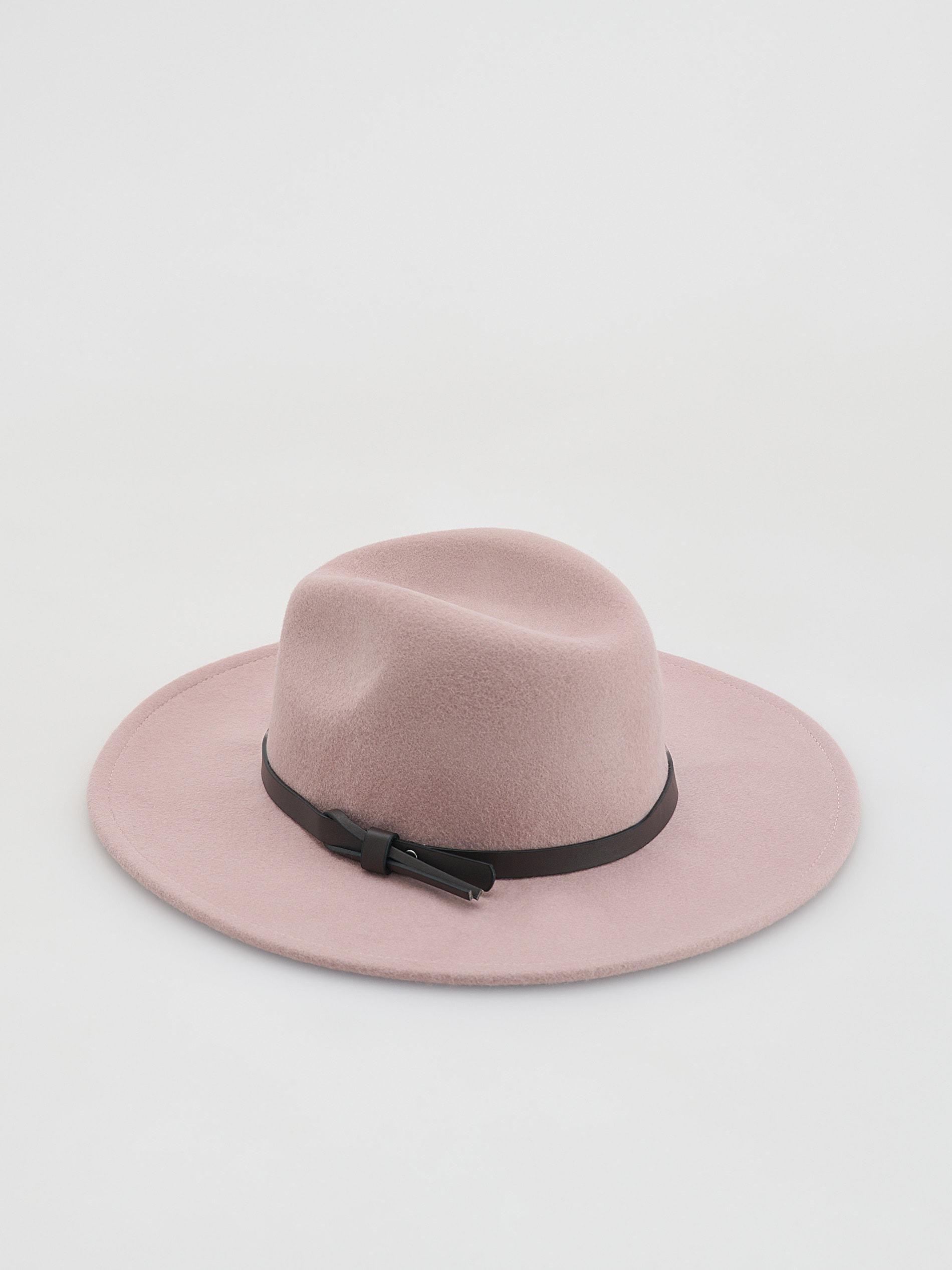 Beige Wool Hat, Beige, large image number 1