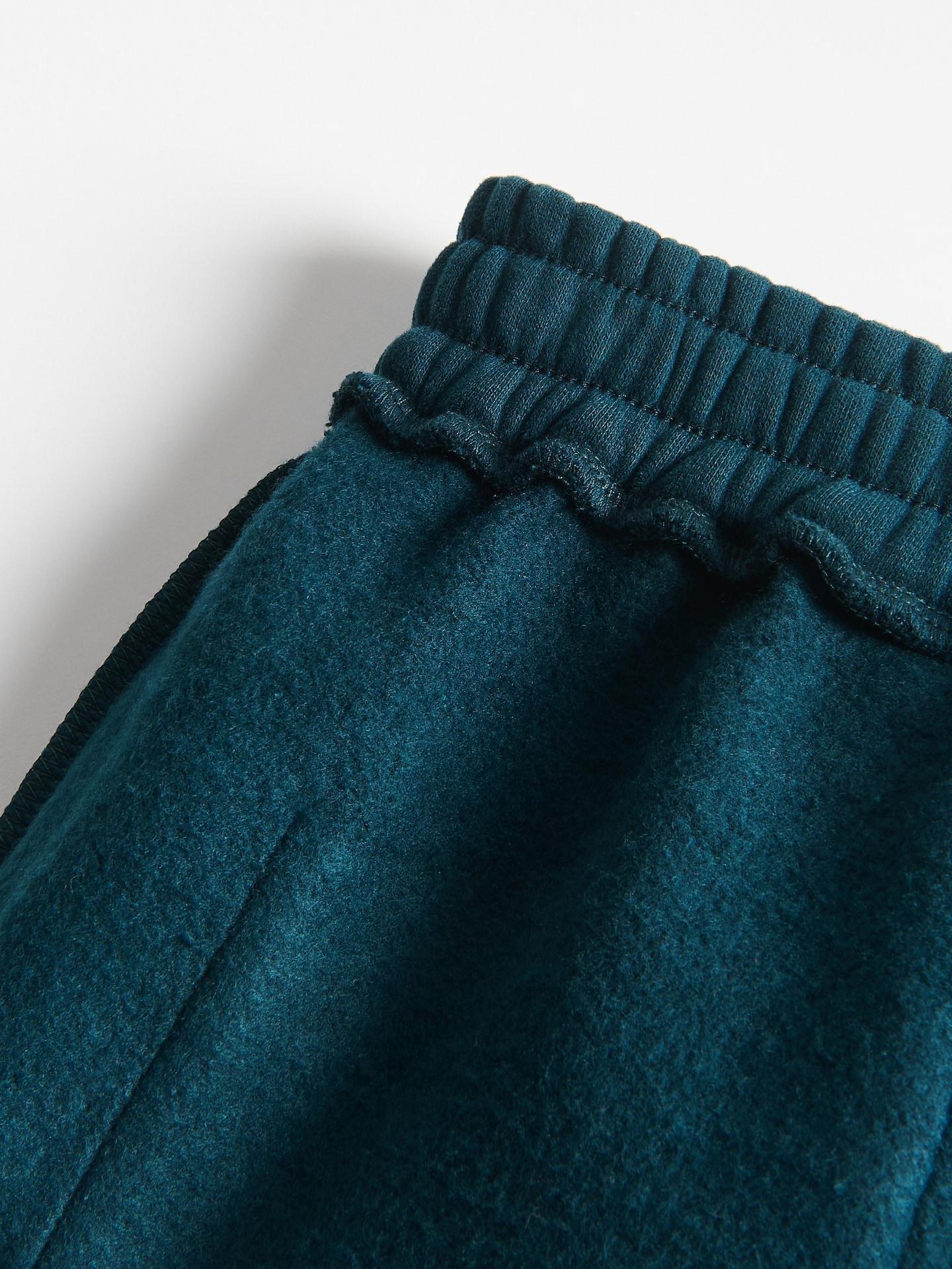 Green Cotton Rich Joggers, Turquoise, medium