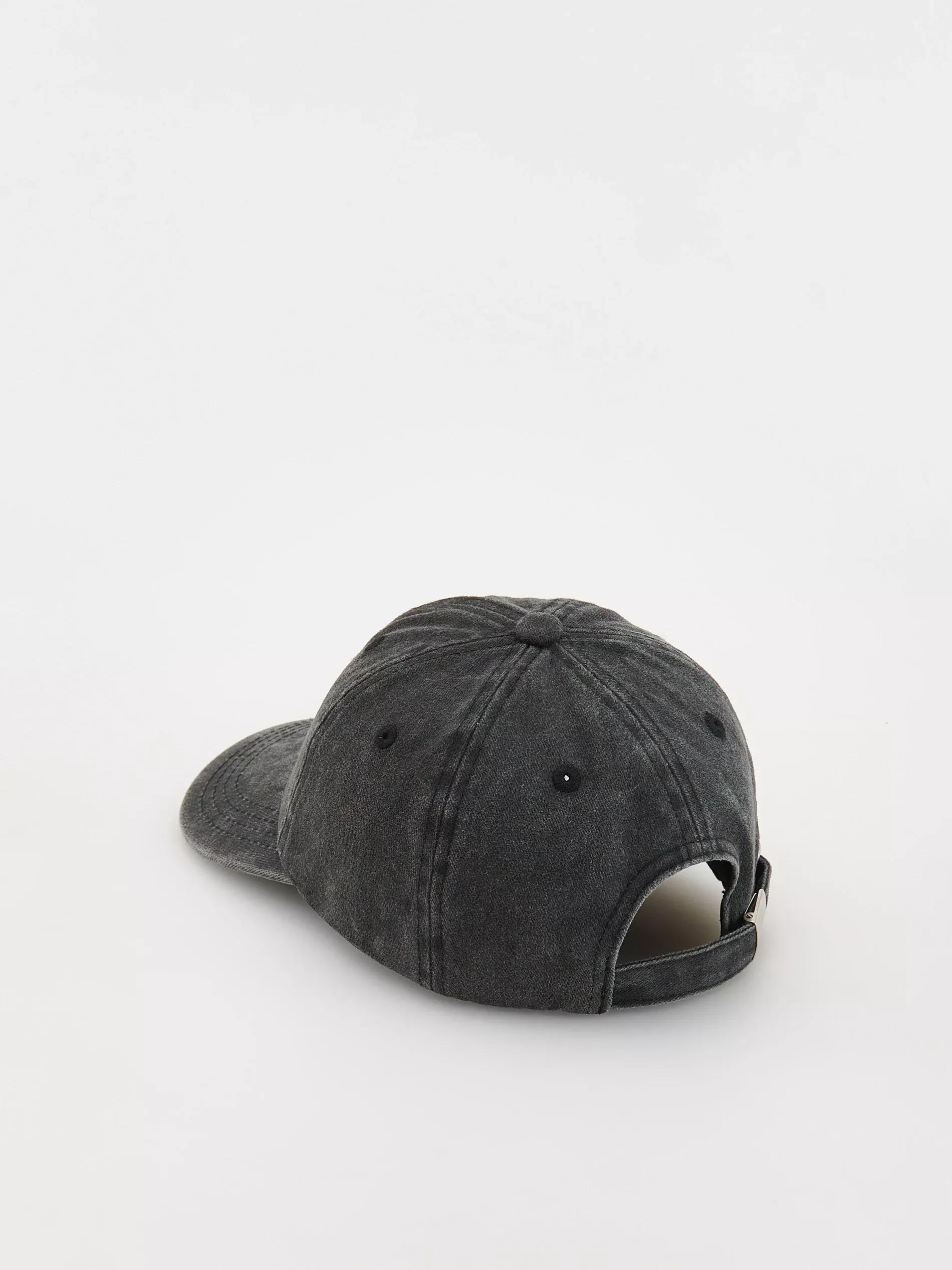 Grey Embroidered Cap, Kids Girls, , large image number 3