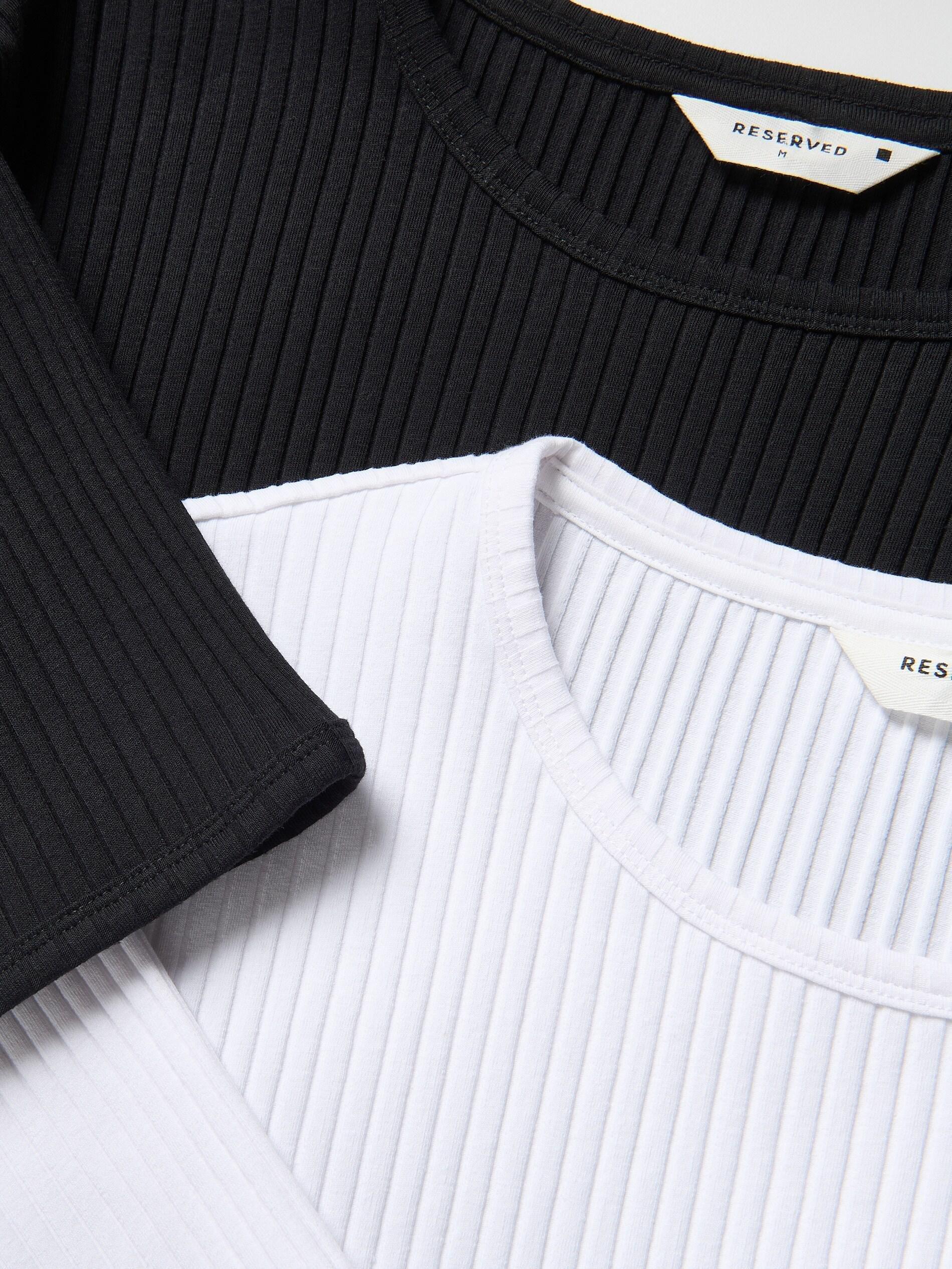 WHITE Slim fit T-shirt, White, large image number 5