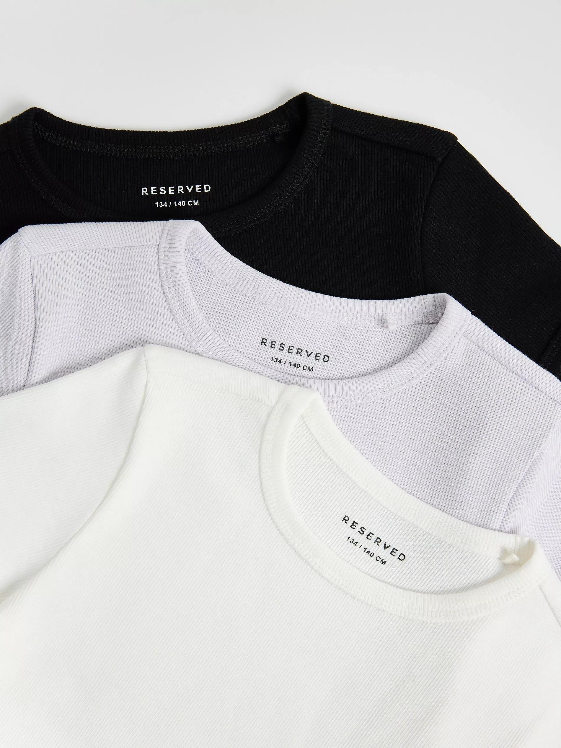 Black Cotton T-Shirt, Black, medium