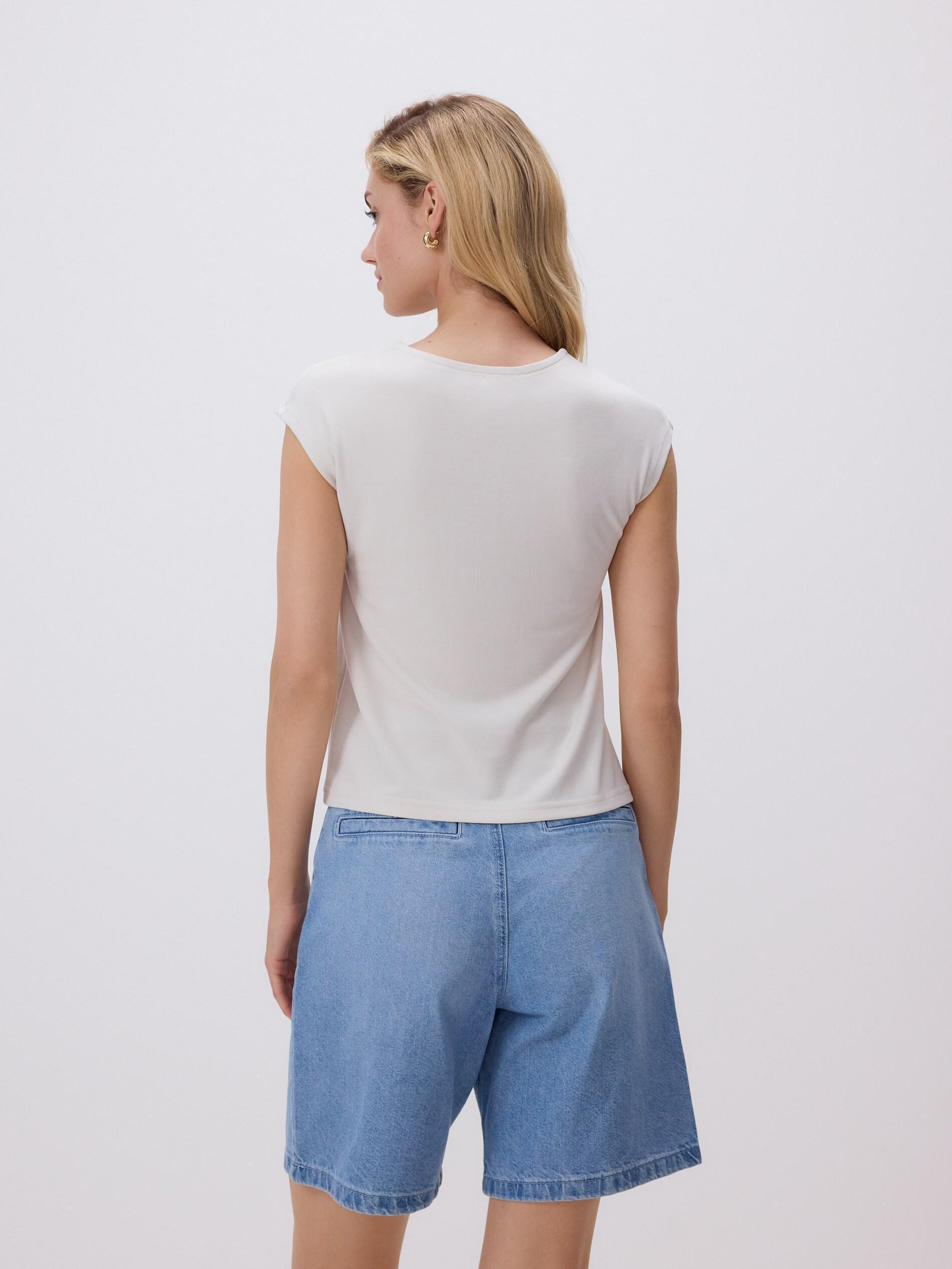 Beige Blouse, Beige, large image number 3