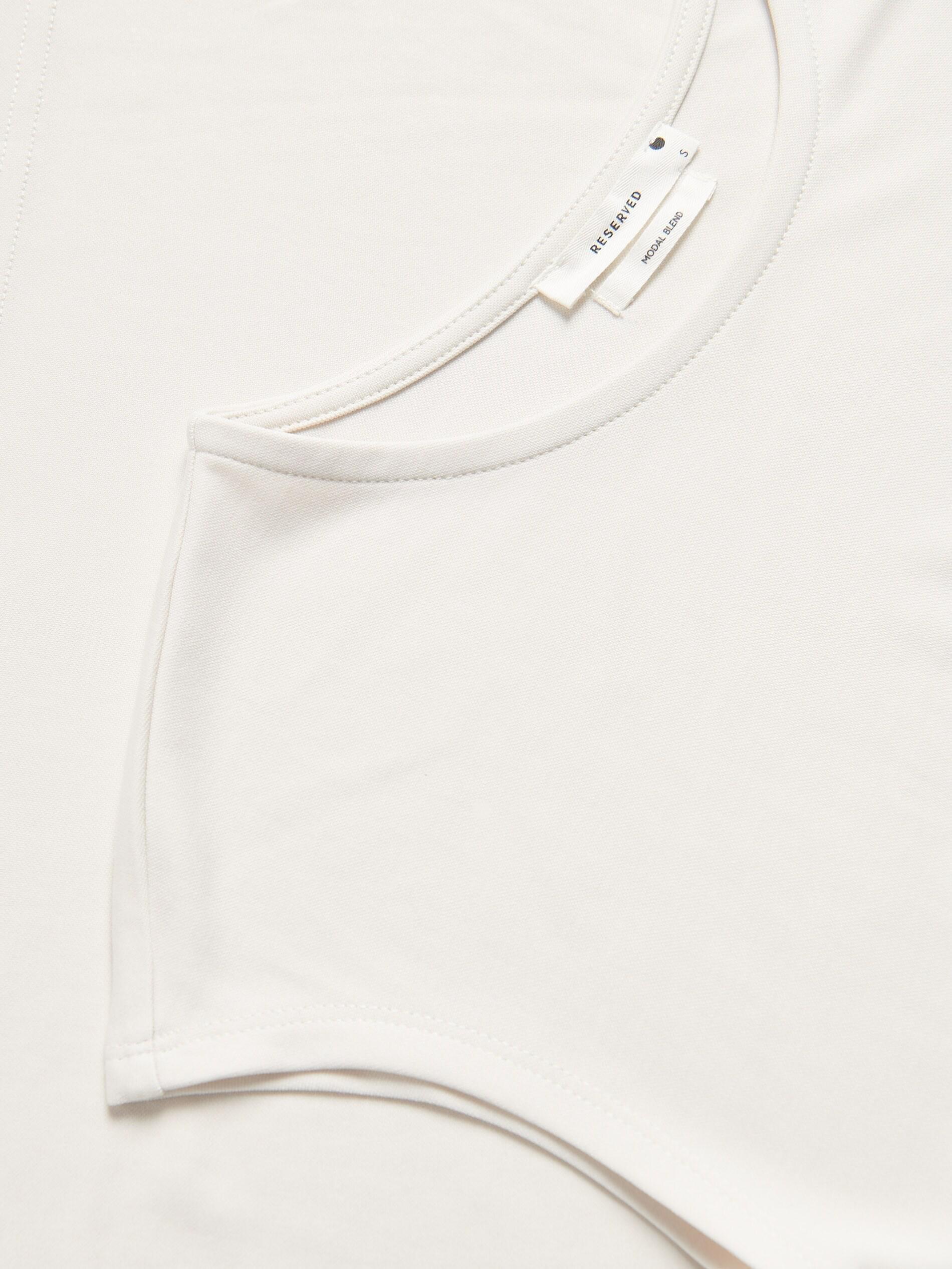 Beige Blouse, Beige, large image number 4